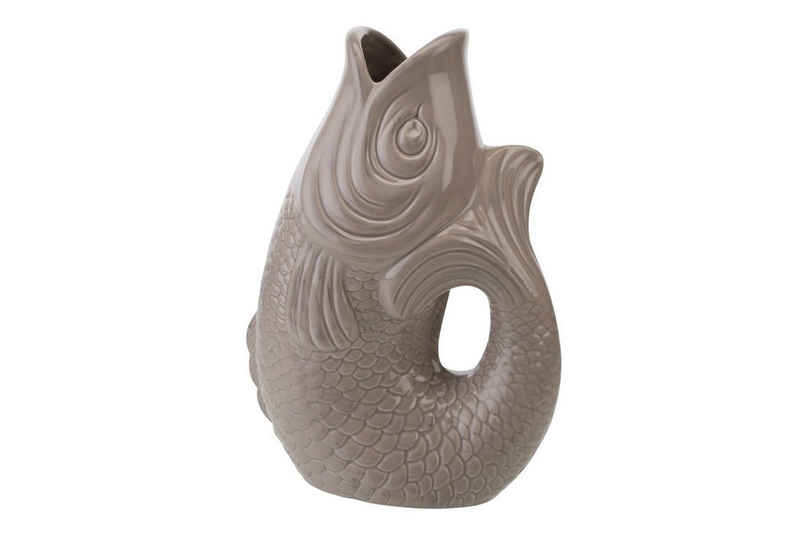 Giftcompany Dekovase Monsieur Carafon Vase / Karaffe Fisch L sandstone 2,7l (Vase / Karaffe)