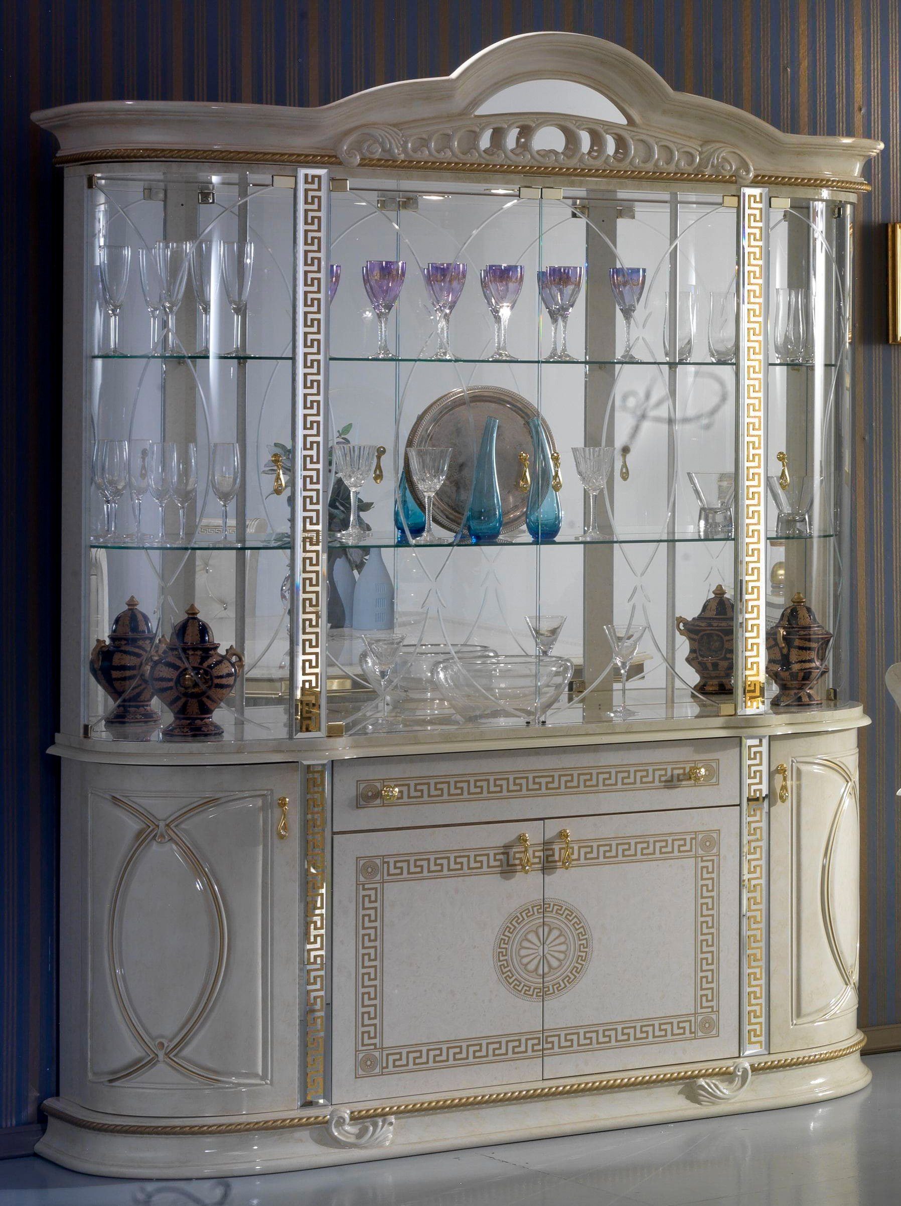 JVmoebel Vitrine Elegante Vitrine aus Holz mit Glasfront und stilvollem Design Made in Europa