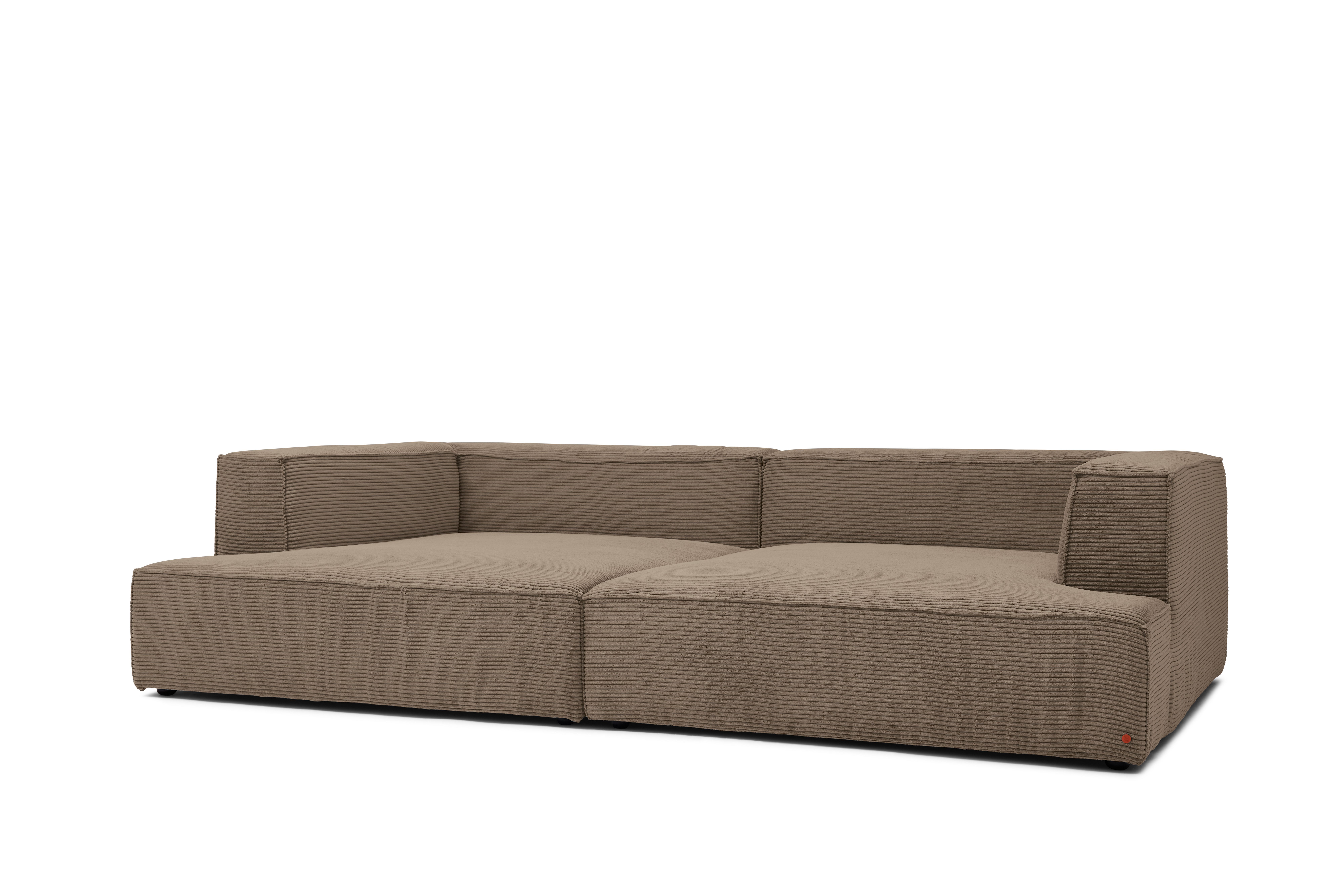 HOME OF COLORS Big-Sofa BIG CUBE – das kubische Megasofa mit extra-tiefem, soften Sitzgefühl, in weichem Cordstoff und vielen schönen Farben