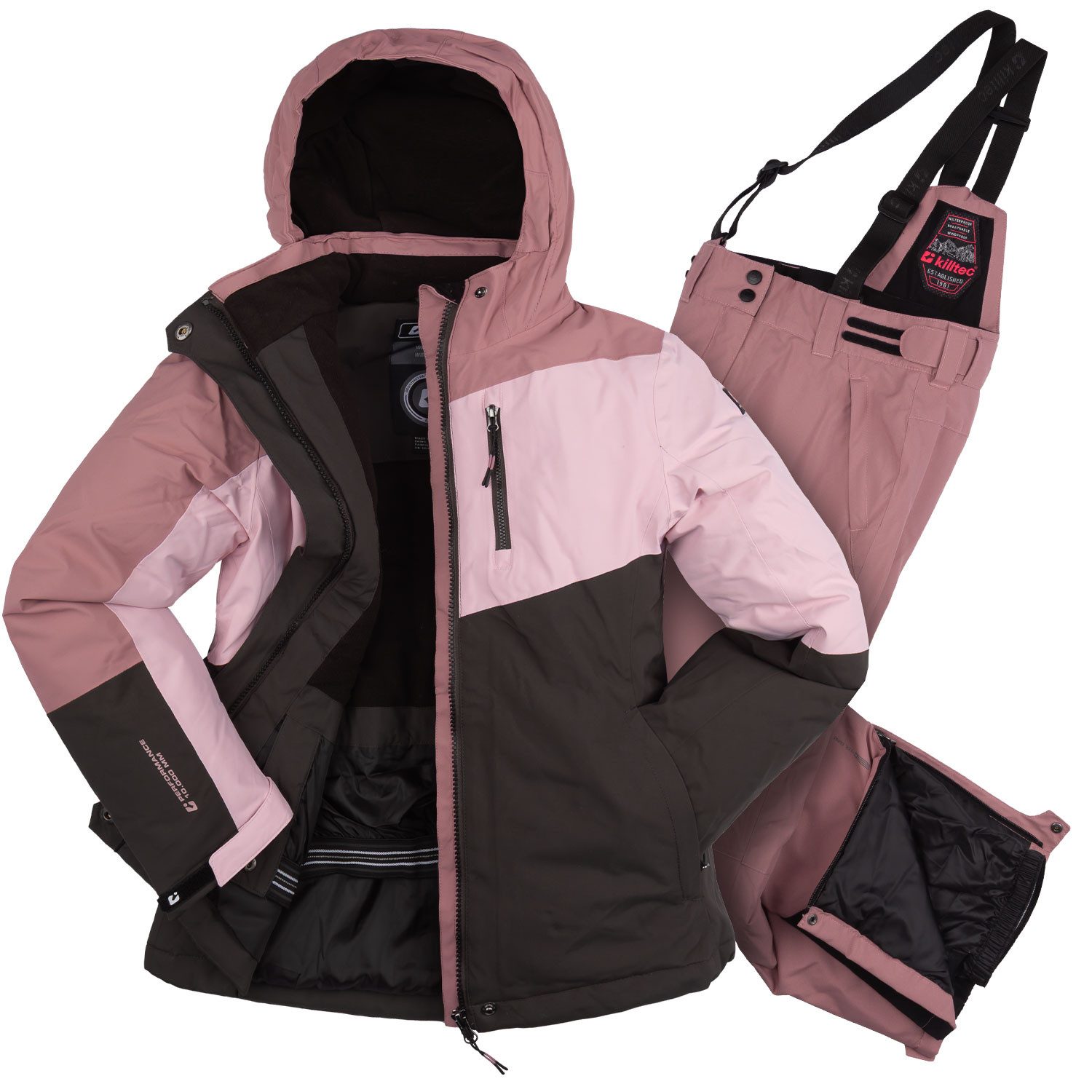 Killtec Skianzug Mädchen Skijacke + Skihose, atmungsaktiv - wasserdicht - mit Schneefang