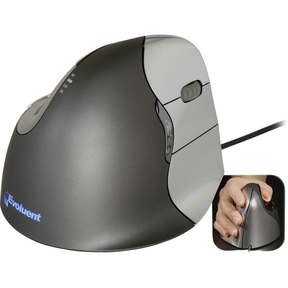 EVOLUENT Mouse 4 Rechts VM4R Mäuse (Ergonomisch)