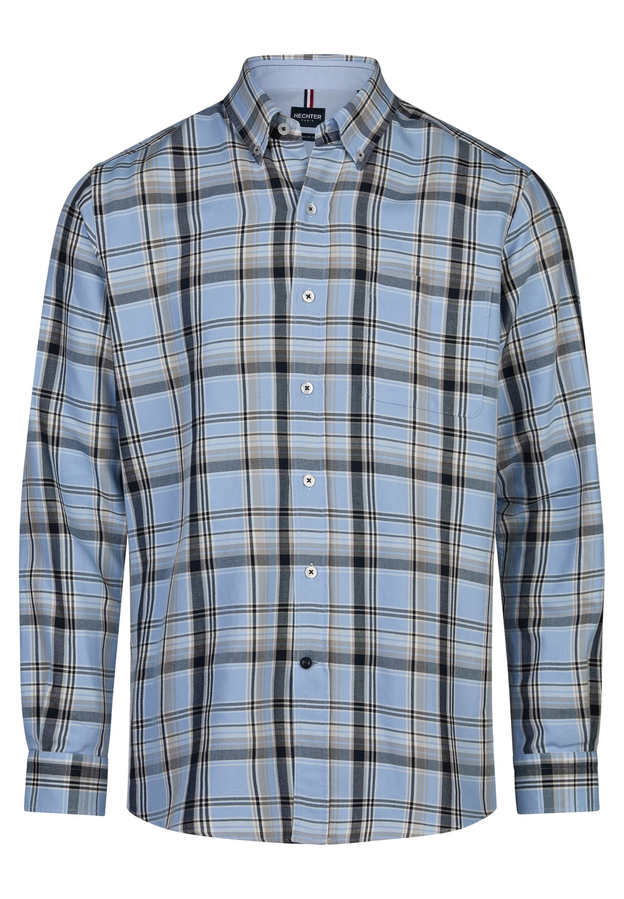 HECHTER PARIS Langarmhemd im Flanell-Stil günstig online kaufen