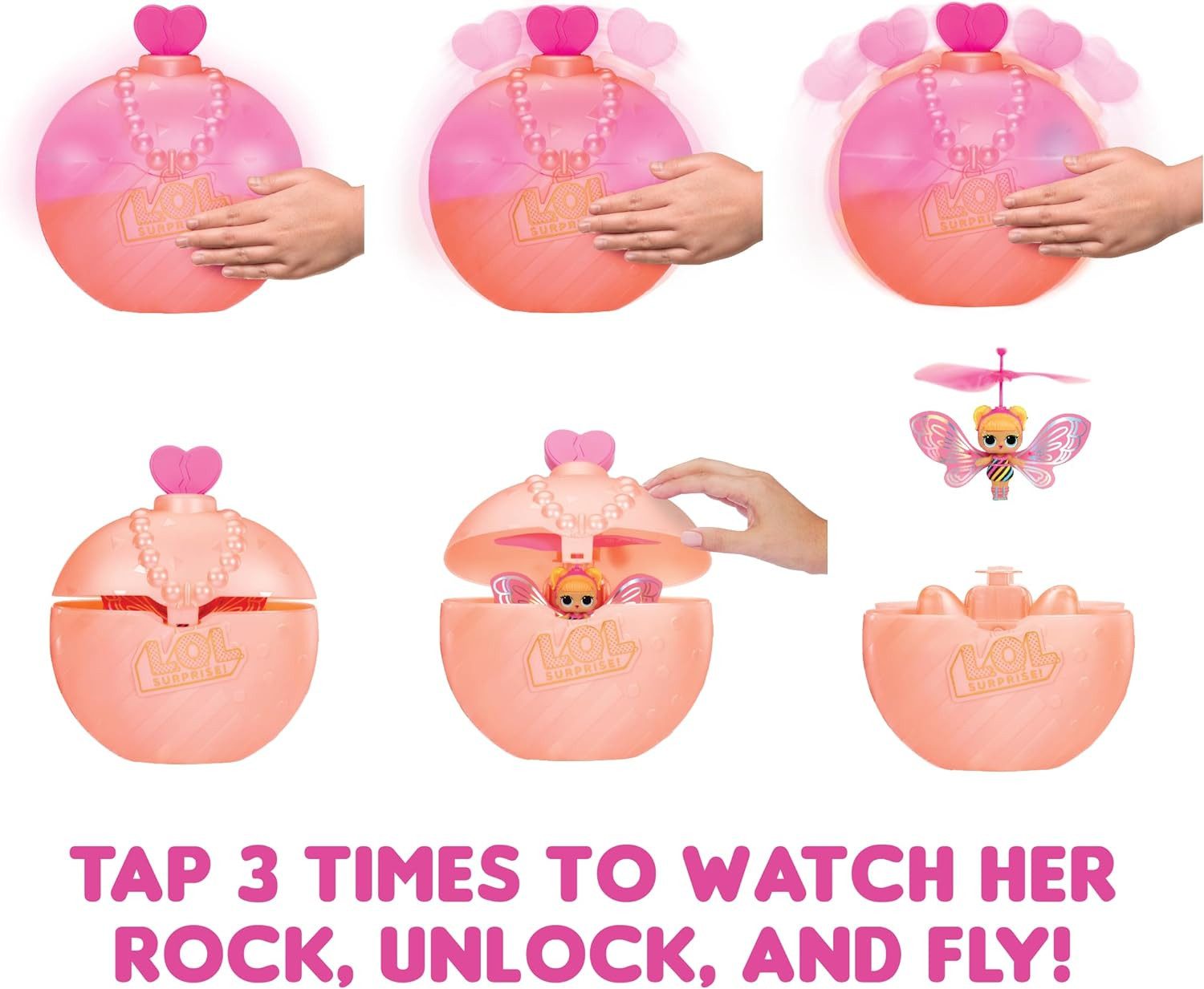 MGA Anziehpuppe MGA 593430EUC - L.O.L. Surprise Magic Flyers