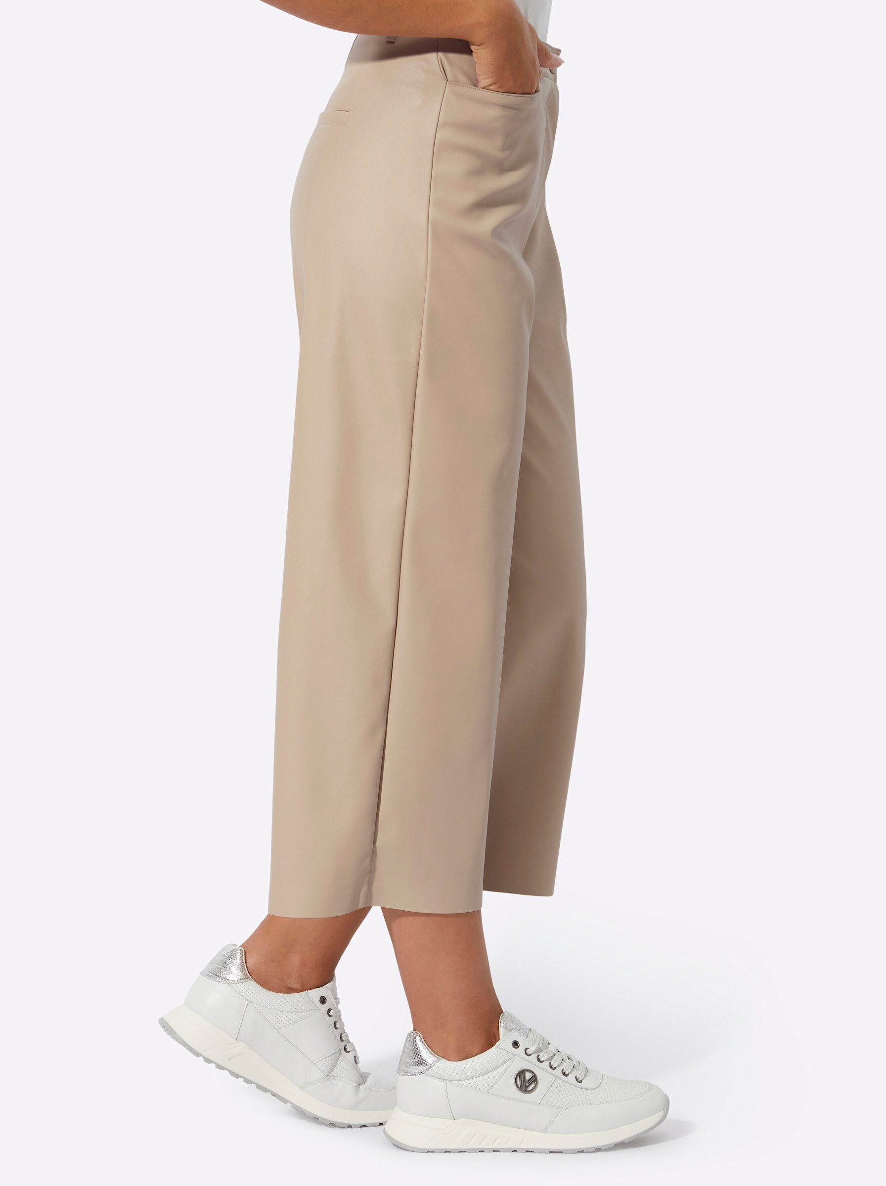 creation L Shorts Lederimitathose günstig online kaufen