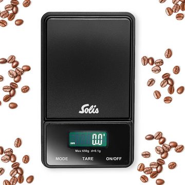 SOLIS OF SWITZERLAND Feinwaage Coffee Digital Scale, Type 1030, 0,1 - 650 g, Einheiten: Gramm, Unze, Karat, LCD Display