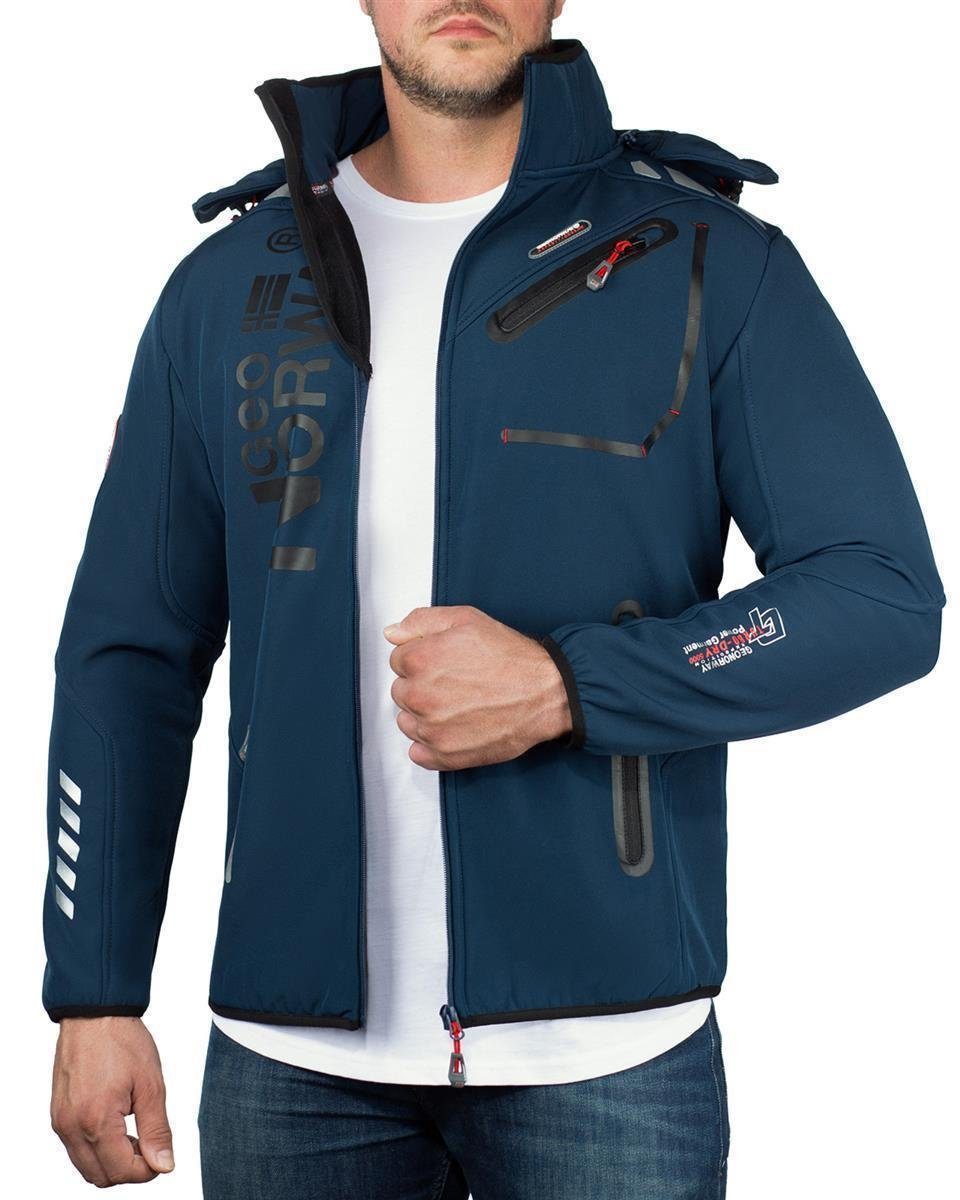 Geo Norway Softshelljacke Herren Outdoor Jacke baroyaute Herren Softshell Jacke, ideal für Outdoor-Enthusiasten