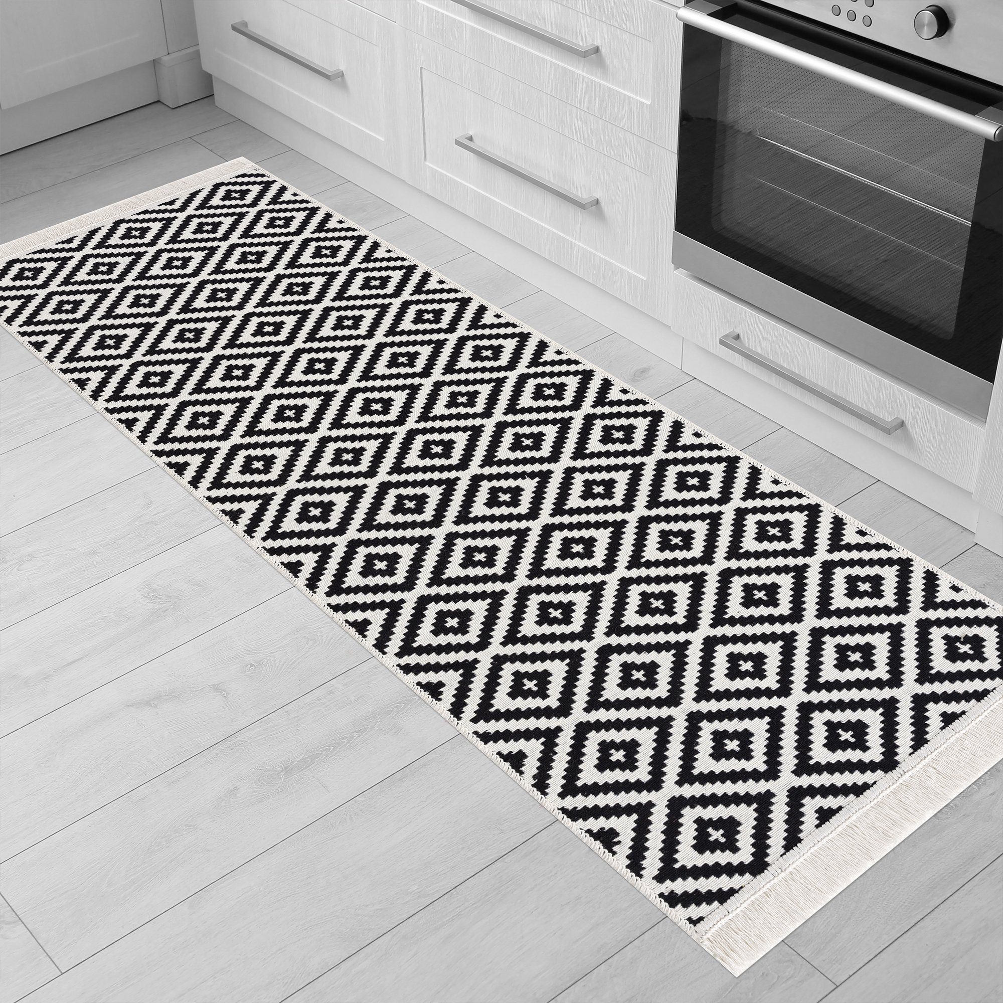 Jimri Teppich Kelim Teppich Wohnzimmer Schlafzimmer Küche, Badezimmer Läufer Flur, Läufer, Wendeteppich. € 19,99