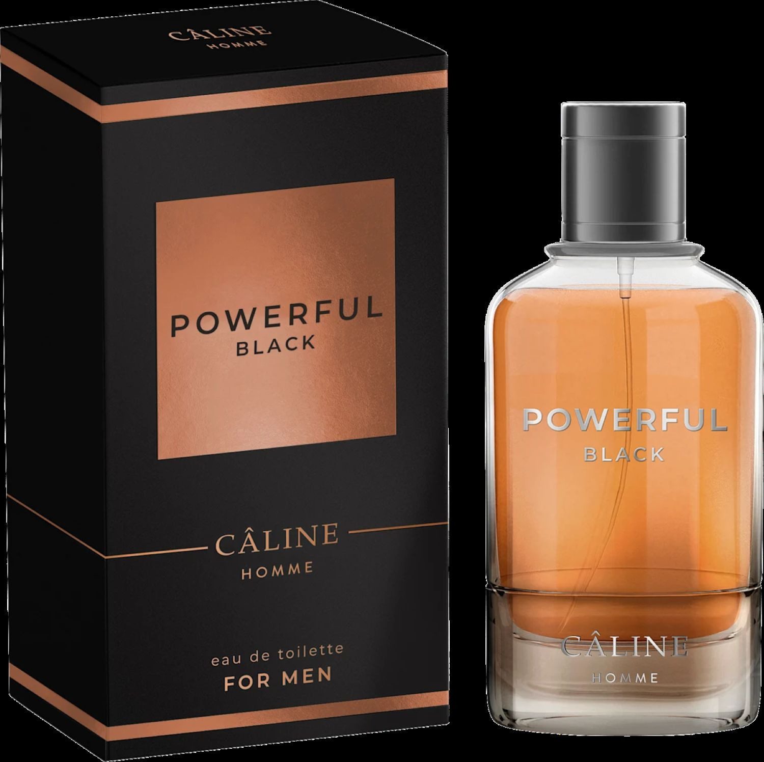 Caline Eau de Toilette HOMME Powerful Black Eau de Toilette, 60 ml