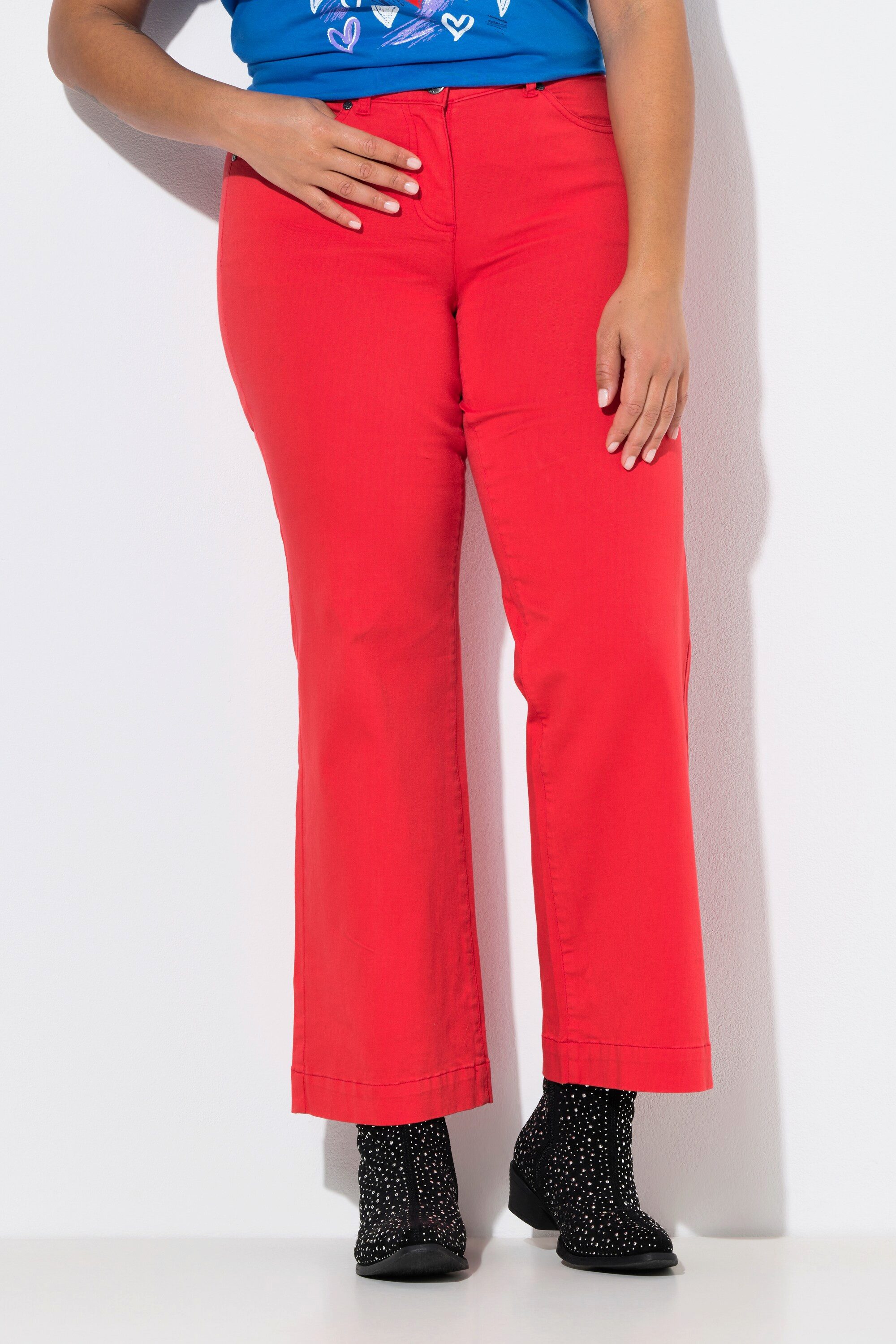 Angel of Style 5-Pocket-Jeans Jeans Nora weit und gerade Stretchkomfort 4-Pocket