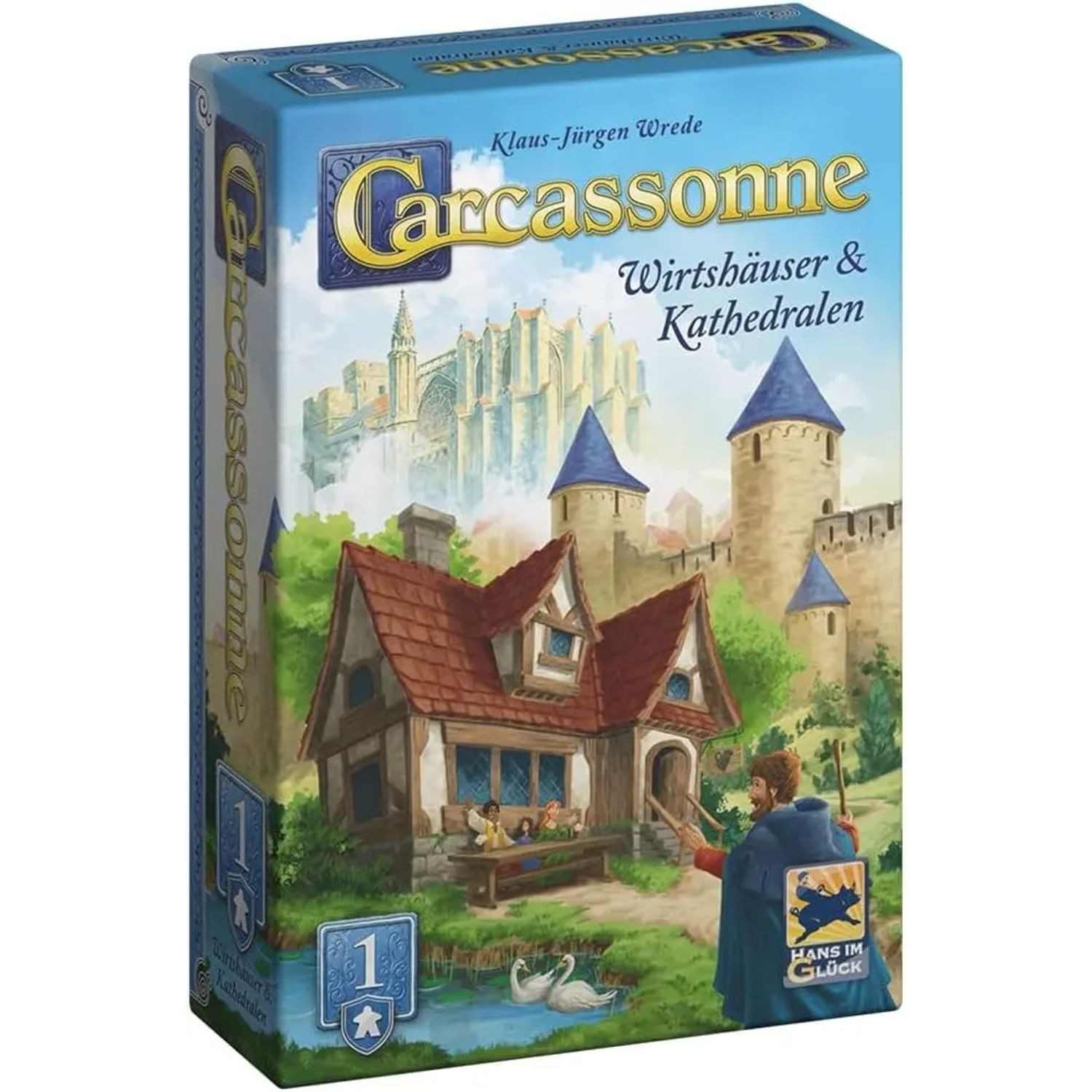 Hans im Glück Spiel Carcassonne - Wirtshäuser und Kathedralen