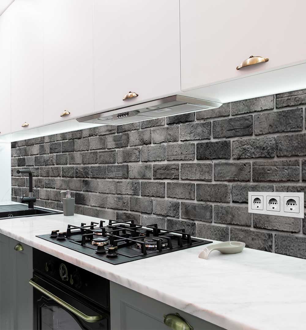 MyMaxxi Dekorationsfolie Küchenrückwand selbstklebend Backsteinwand Spritzs günstig online kaufen
