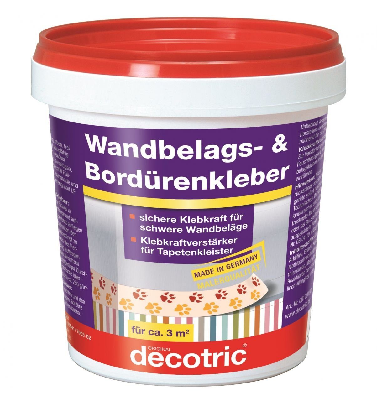 decotric® Kleister Decotric Wandbelags- g und Bordürenkleber 750