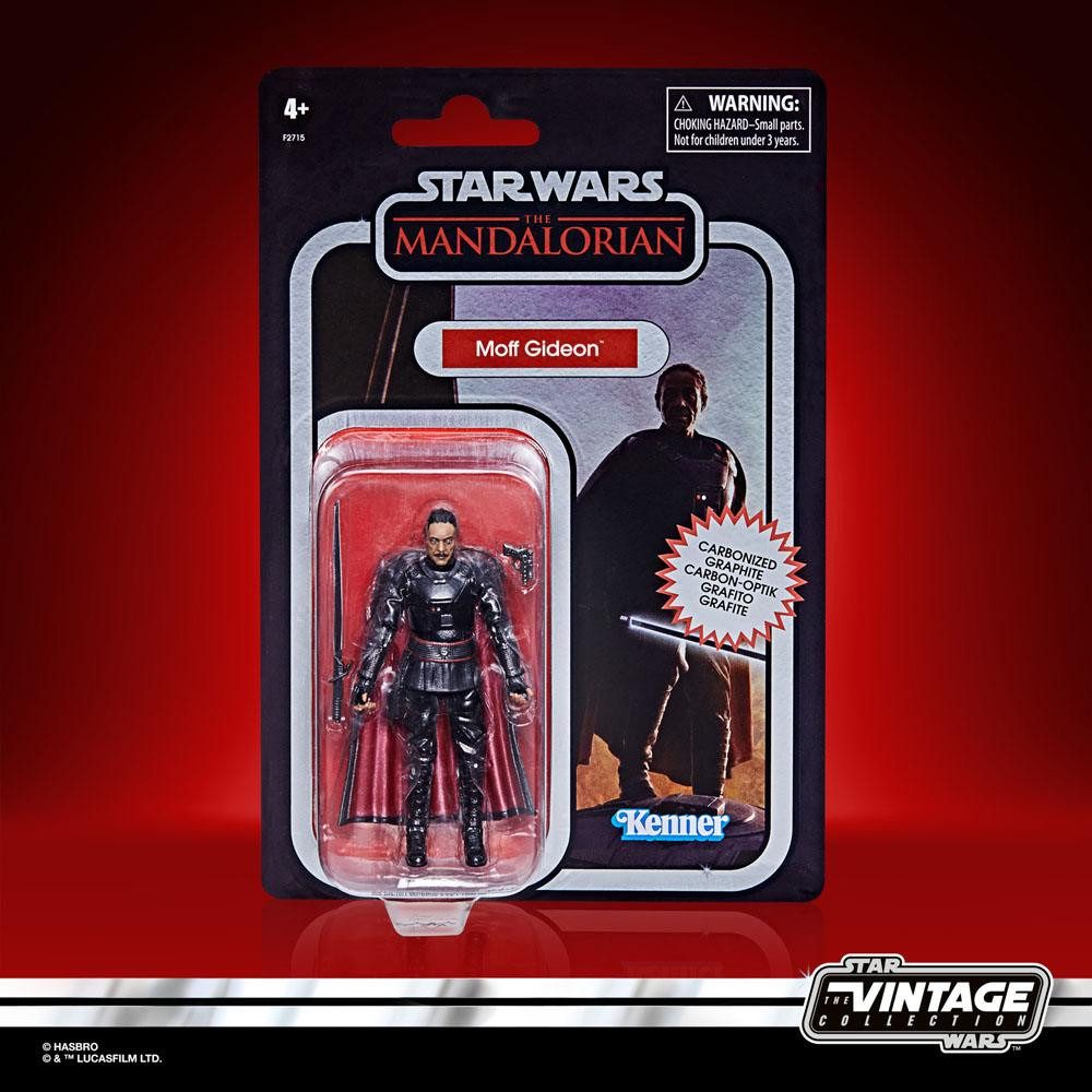 Hasbro Actionfigur Star Wars The Mandalorian The Vintage Collection Carbonized Moff Gideo
