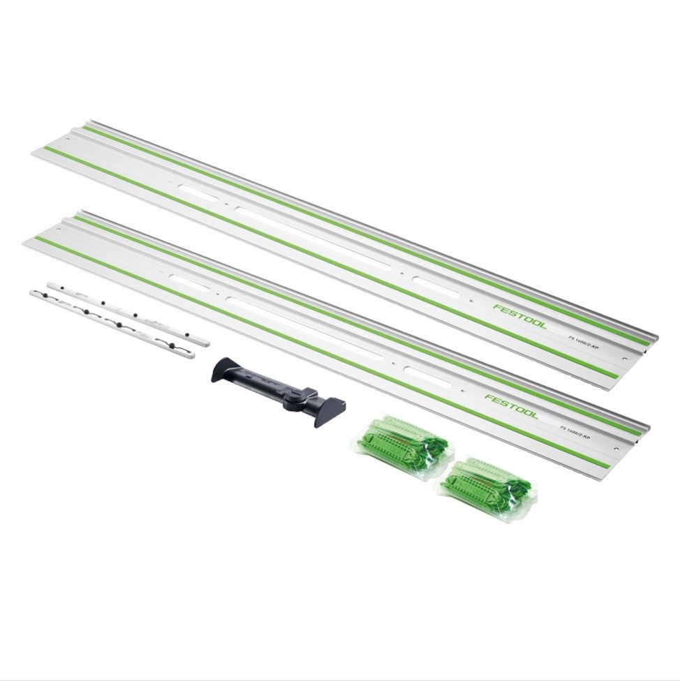 FESTOOL Maschinen-Führungsschienen FS 1400/2-KP Führungsschiene 2 Stück 1400 mm für Hand, Tauch