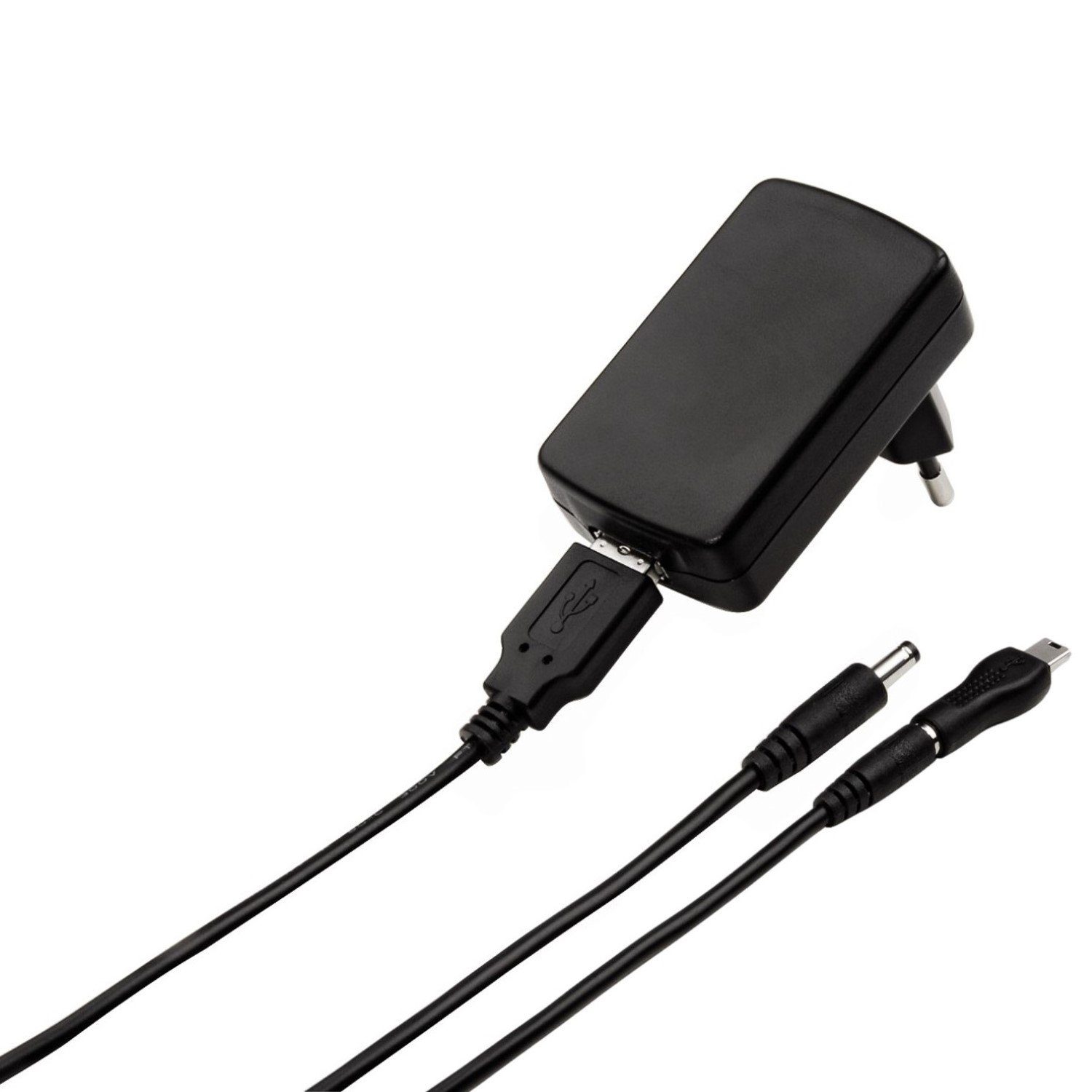 Hama USB-Ladegerät Mini-USB Netzteil Adapter Lader Universal-Ladegerät  (Eingangsspannung 110/240 Volt, Universal, Euro-Stecker, Lade-Kabel für  schonende Akku-Ladung, passend für Handy Smartphone Bluetooth Lautsprecher  Kopfhörer MP3-/MP4-Player etc)