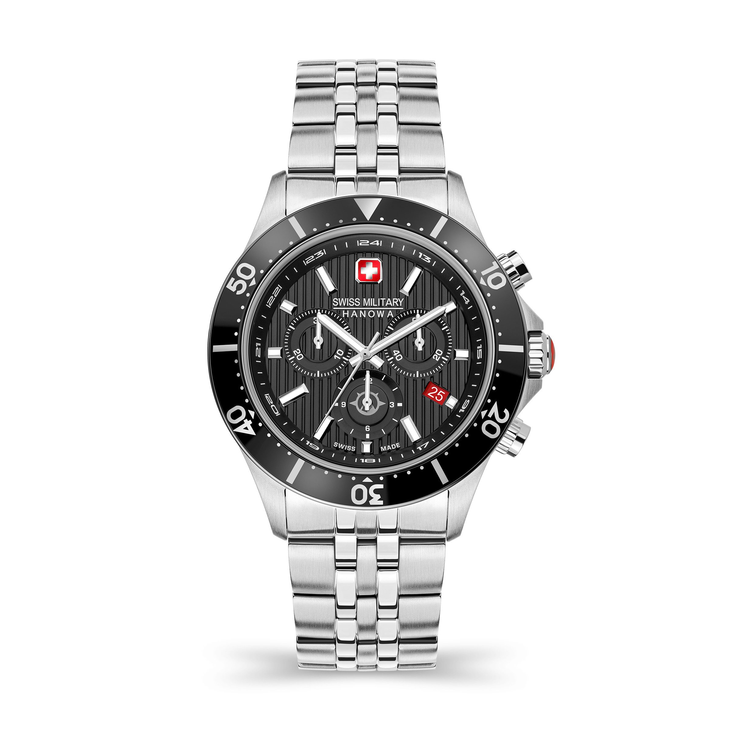 Swiss Military Hanowa Quarzuhr Quarzuhr Herrenuhr 43 Quarz Herren