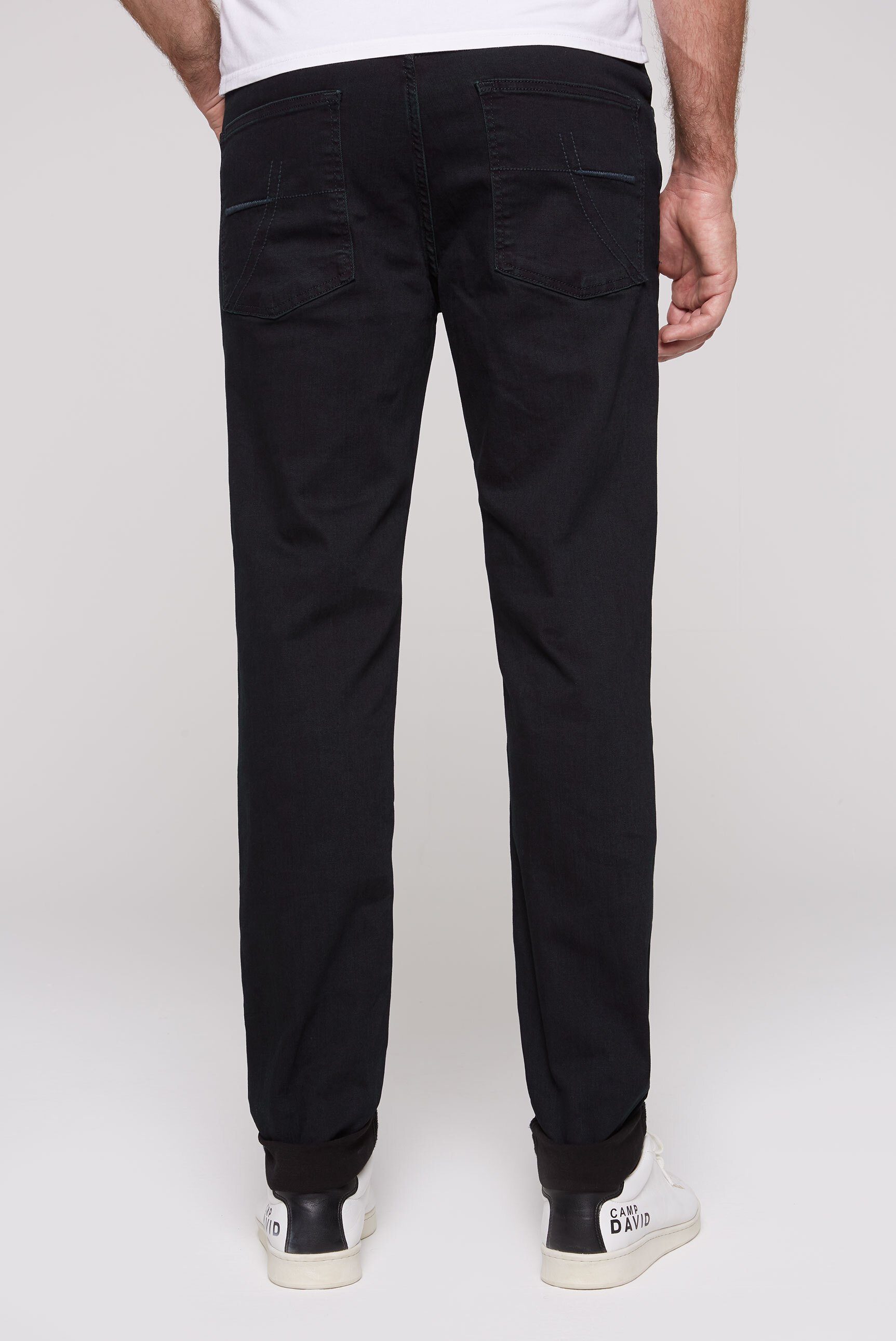 CAMP DAVID Regular-fit-Jeans mit hoher Leibhöhe