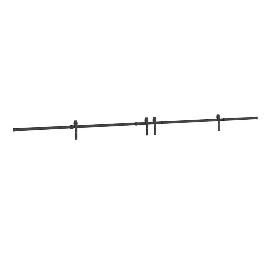 Thumbnail - vidaXL Türbeschlag, Schiebetürbeschlag-Set 427 cm Stahl Schwarz