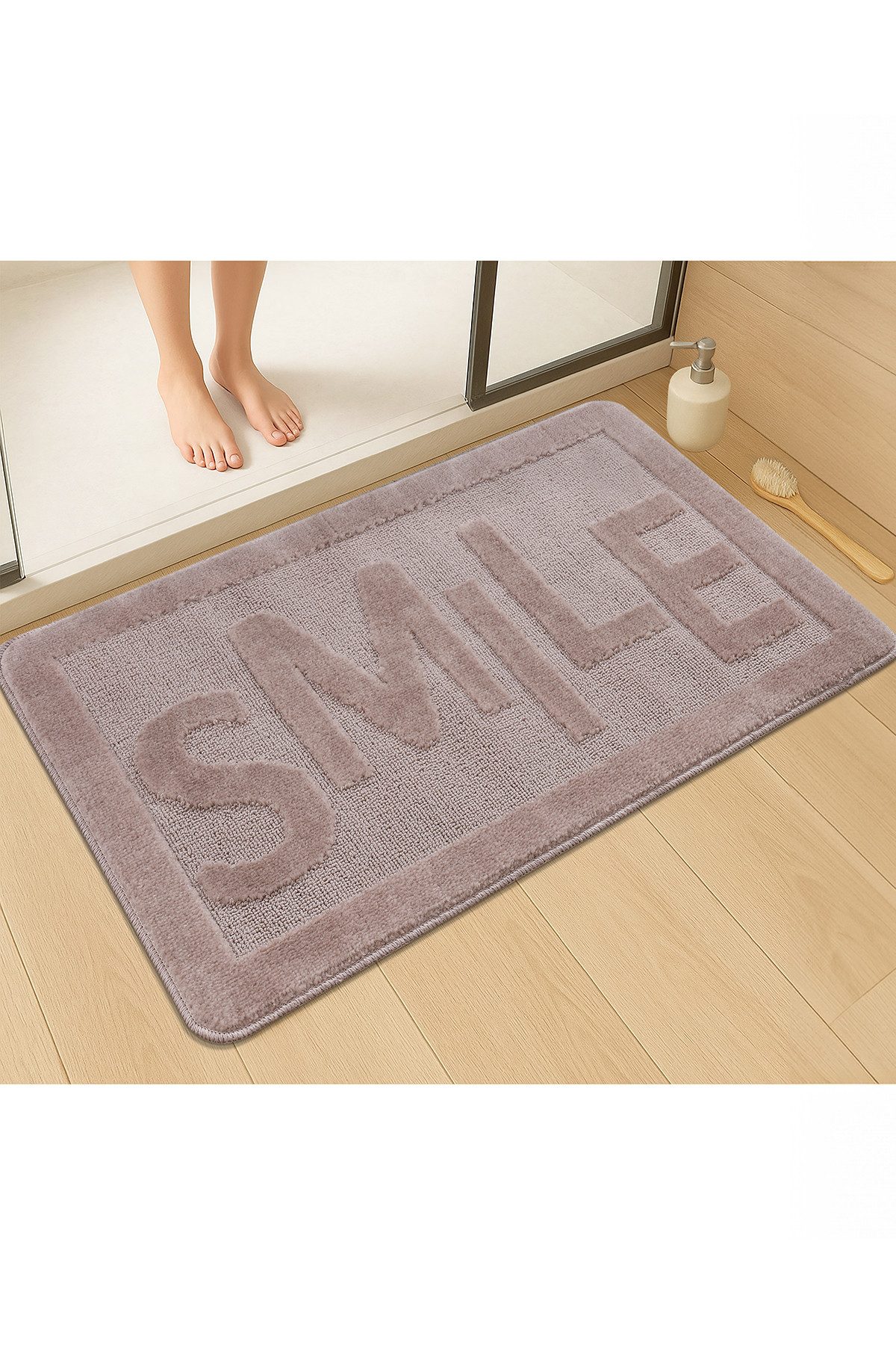 Rugium Badematte Smile Badematte, Badematte, bedruckter günstig online kaufen