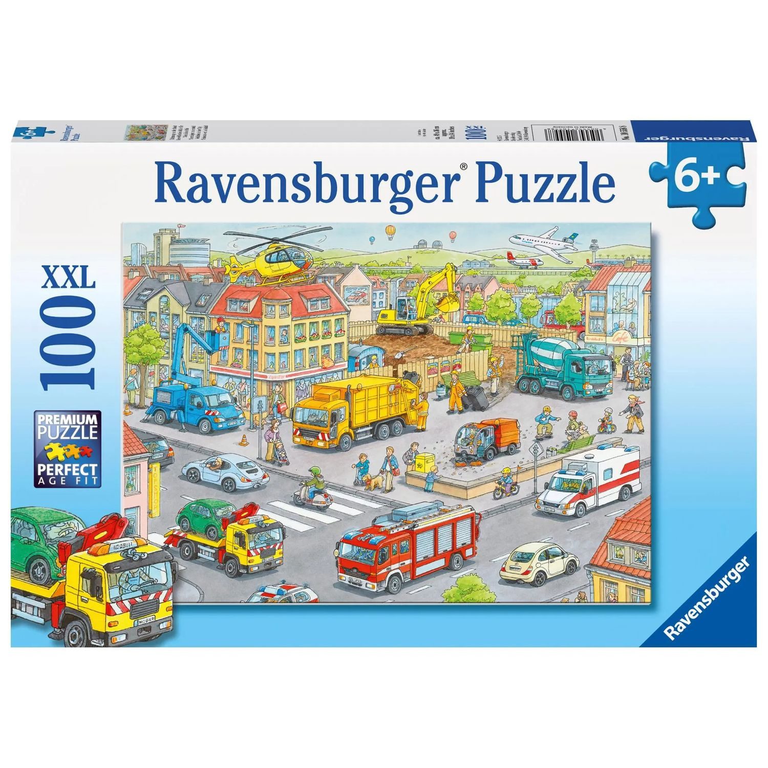 Ravensburger Puzzle Fahrzeuge in der Stadt Puzzleteile: 100, 199 Puzzleteil günstig online kaufen