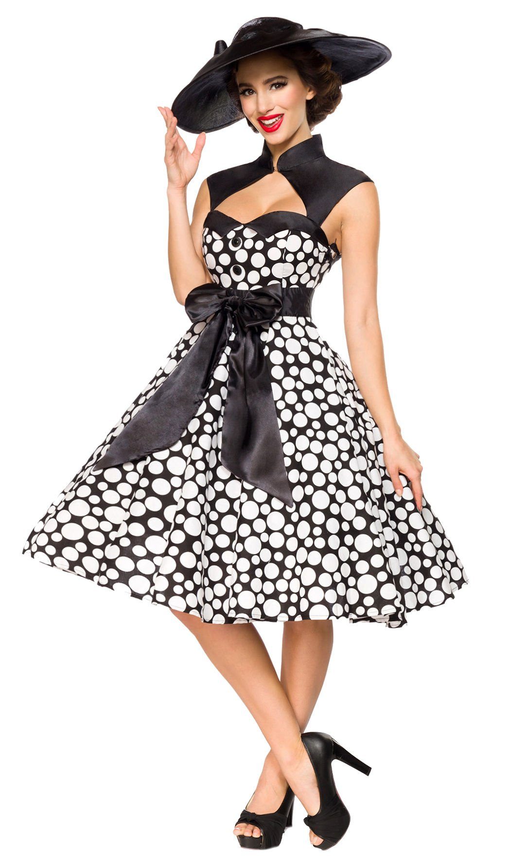 BELSIRA A-Linien-Kleid »Vintage-Kleid mit Bolero 50er Jahre Pin Up  Rockabilly Kleid Retro Tanzkleid Retrokleid« online kaufen | OTTO