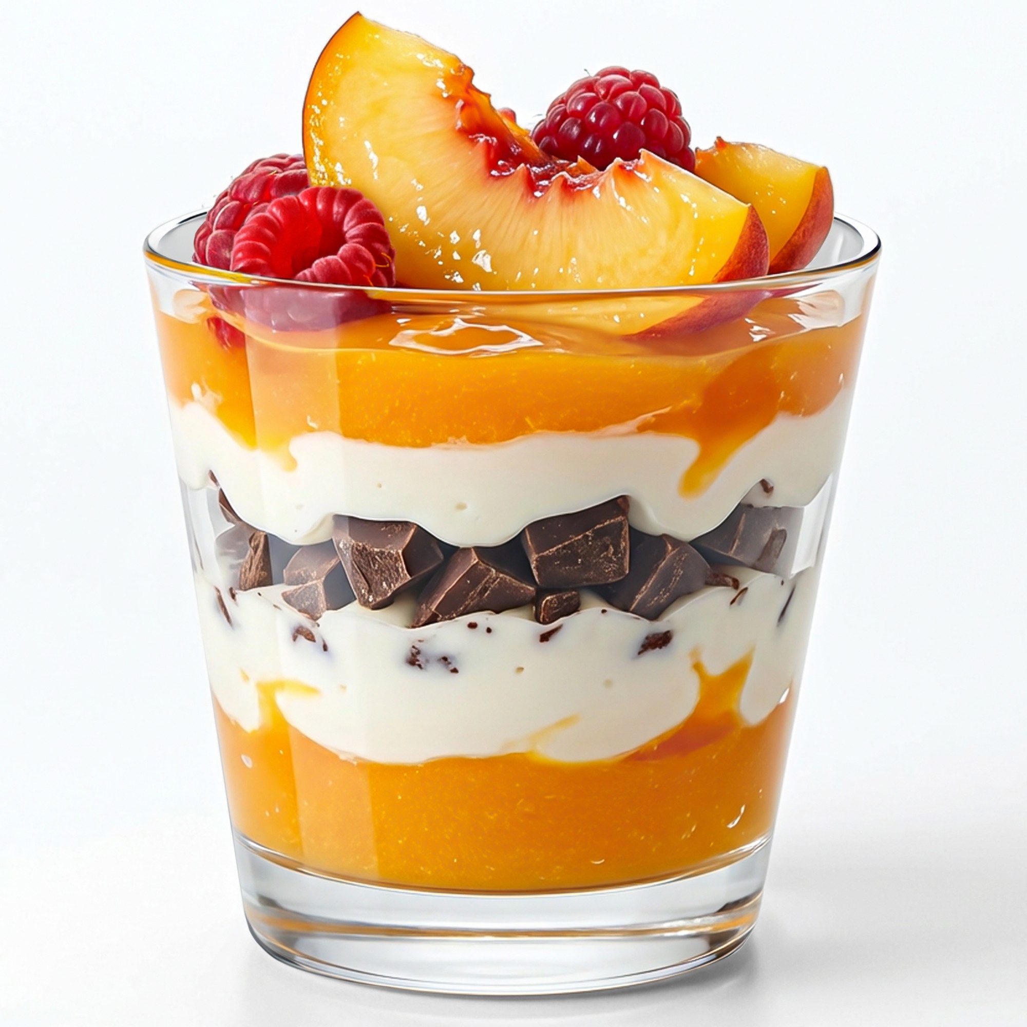 KONZEPT Dessertschale Set 200 ml – Trapezförmiges Design mit dickem Boden, (6-tlg), ideal für Tiramisu, Cheesecake & Panna Cotta, Spülmaschinenfest