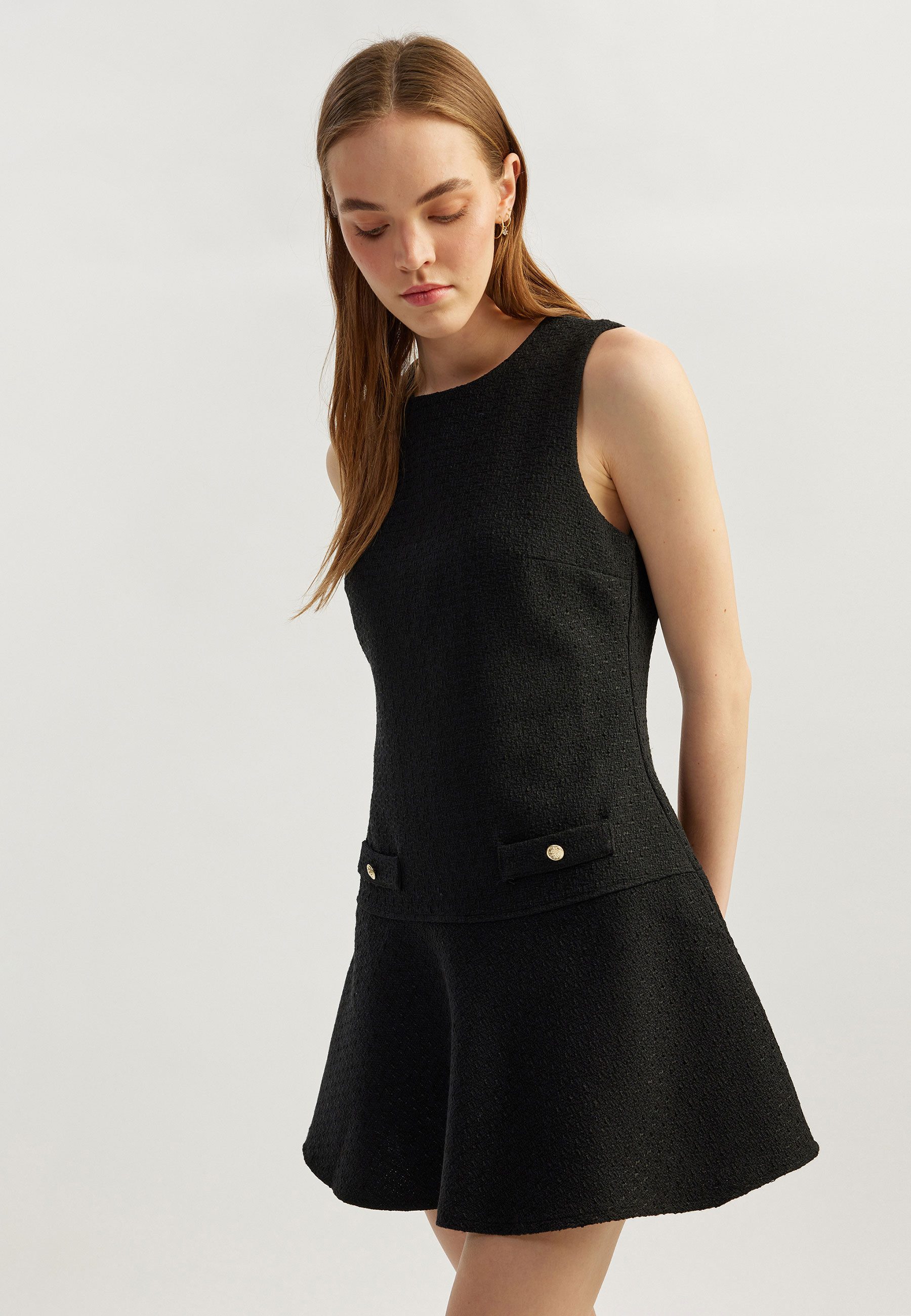 Koton A-Linien-Kleid Mini Länge A Form A-Linien-Kleid günstig online kaufen