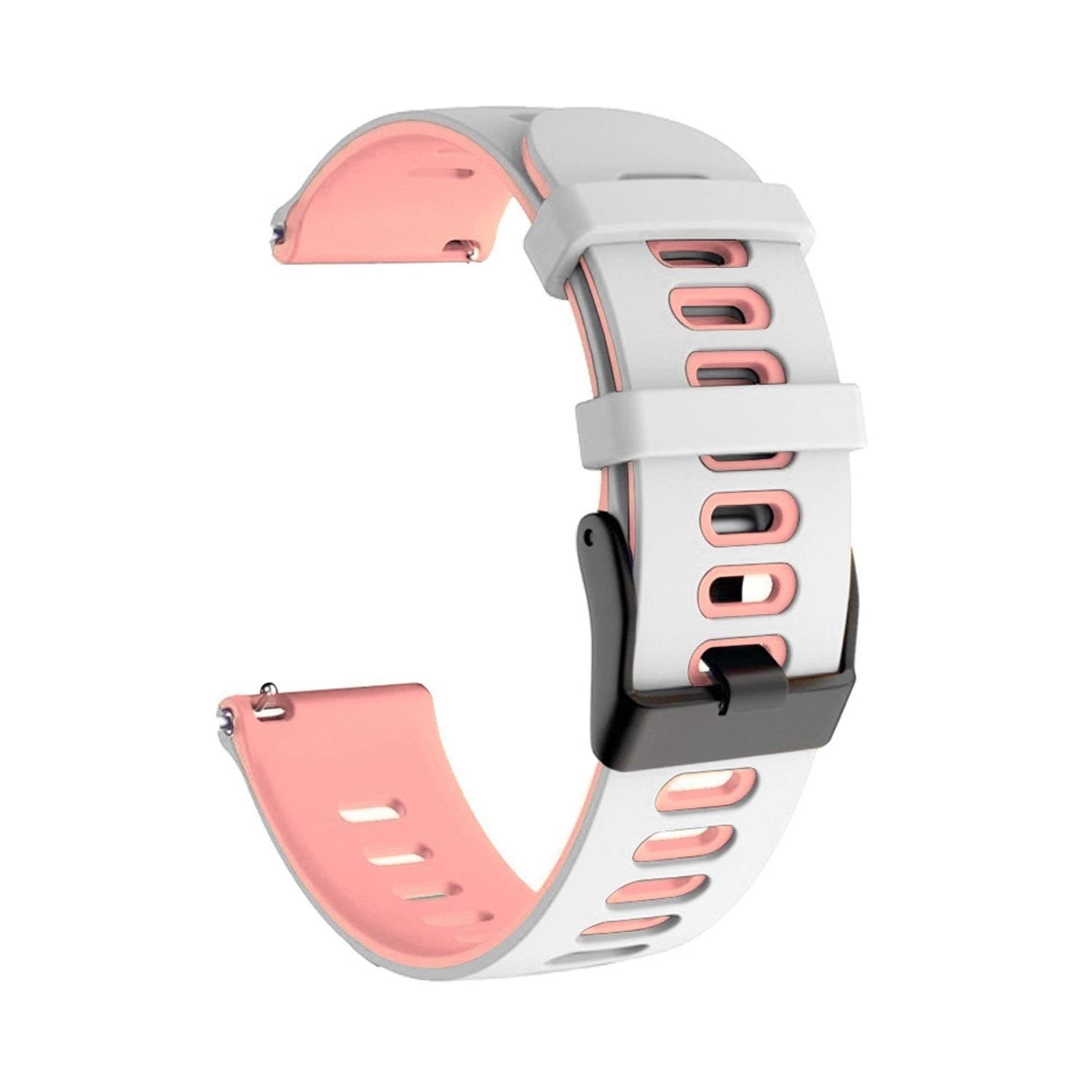 König Design Smartwatch-Armband Honor Magic Watch 2 42mm, Armband für Honor Magic Watch 2 42mm - Uhrenarmband Ersatz Armband Band Loop Weiß Rosa