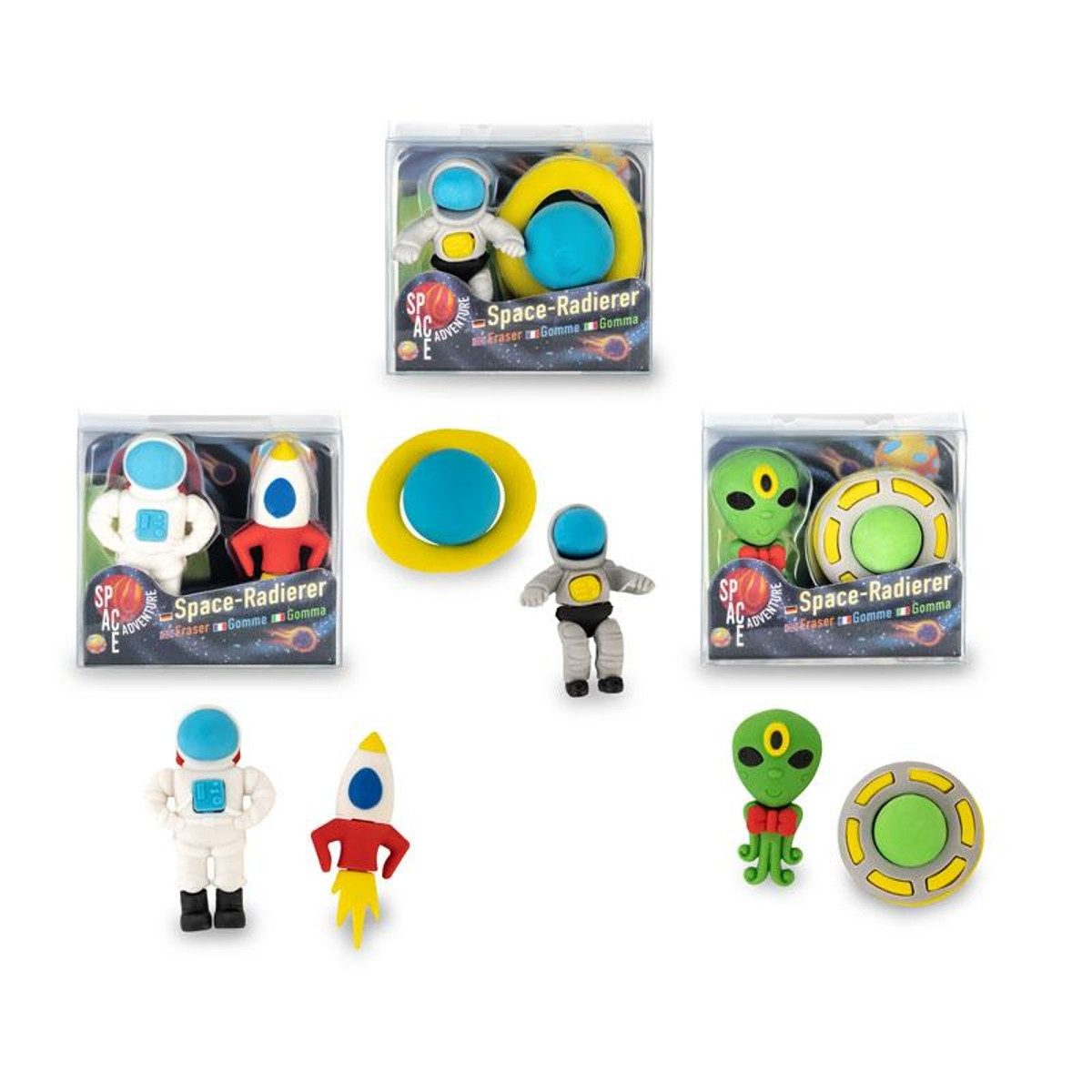 Trendhaus Radiergummi SPACE ADVENTURE Radierer (verschiedene Motive zur Auswahl)
