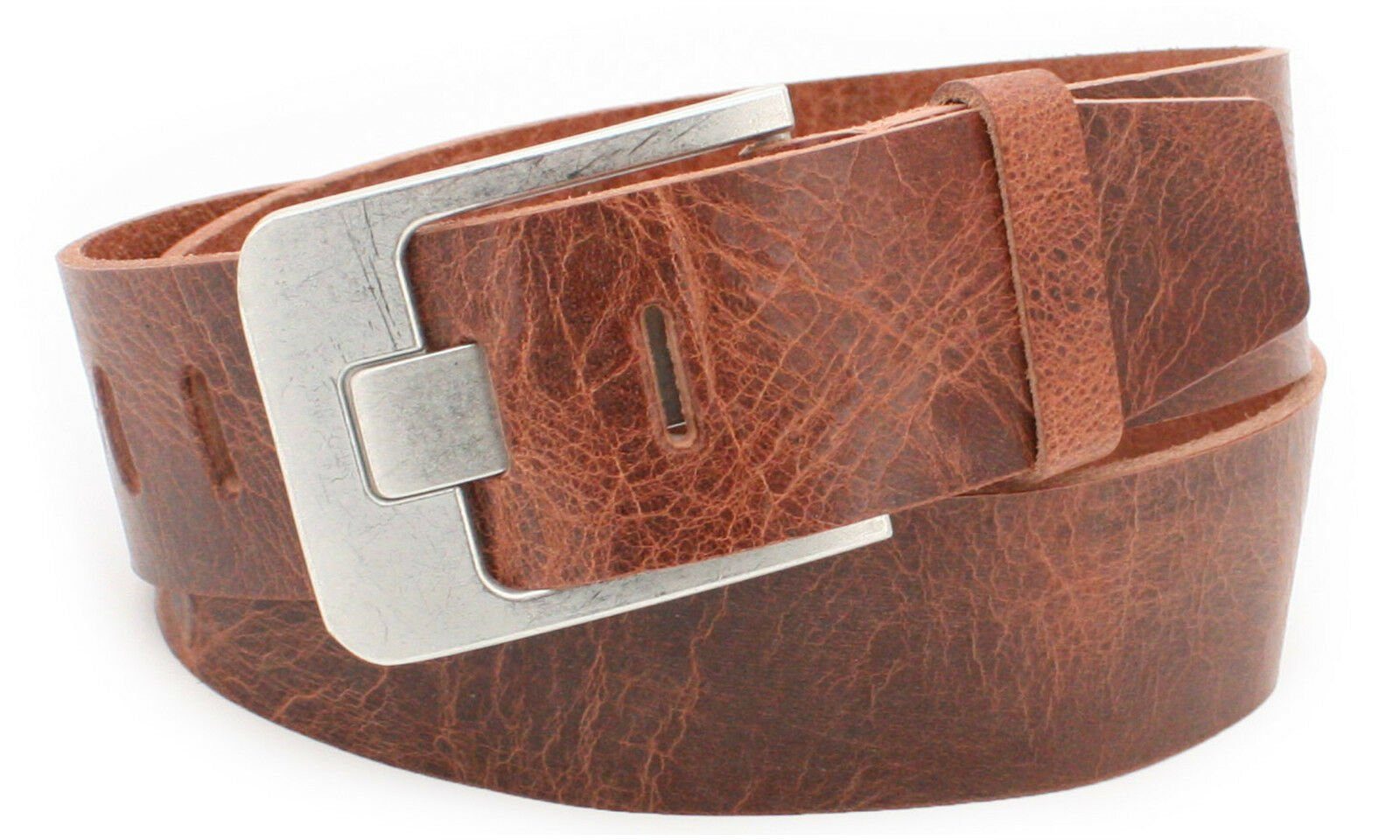 COLOGNEBELT Ledergürtel OM61-RL-Dunkelbraun MADE IN GERMANY, Dunkelbraun Kü günstig online kaufen