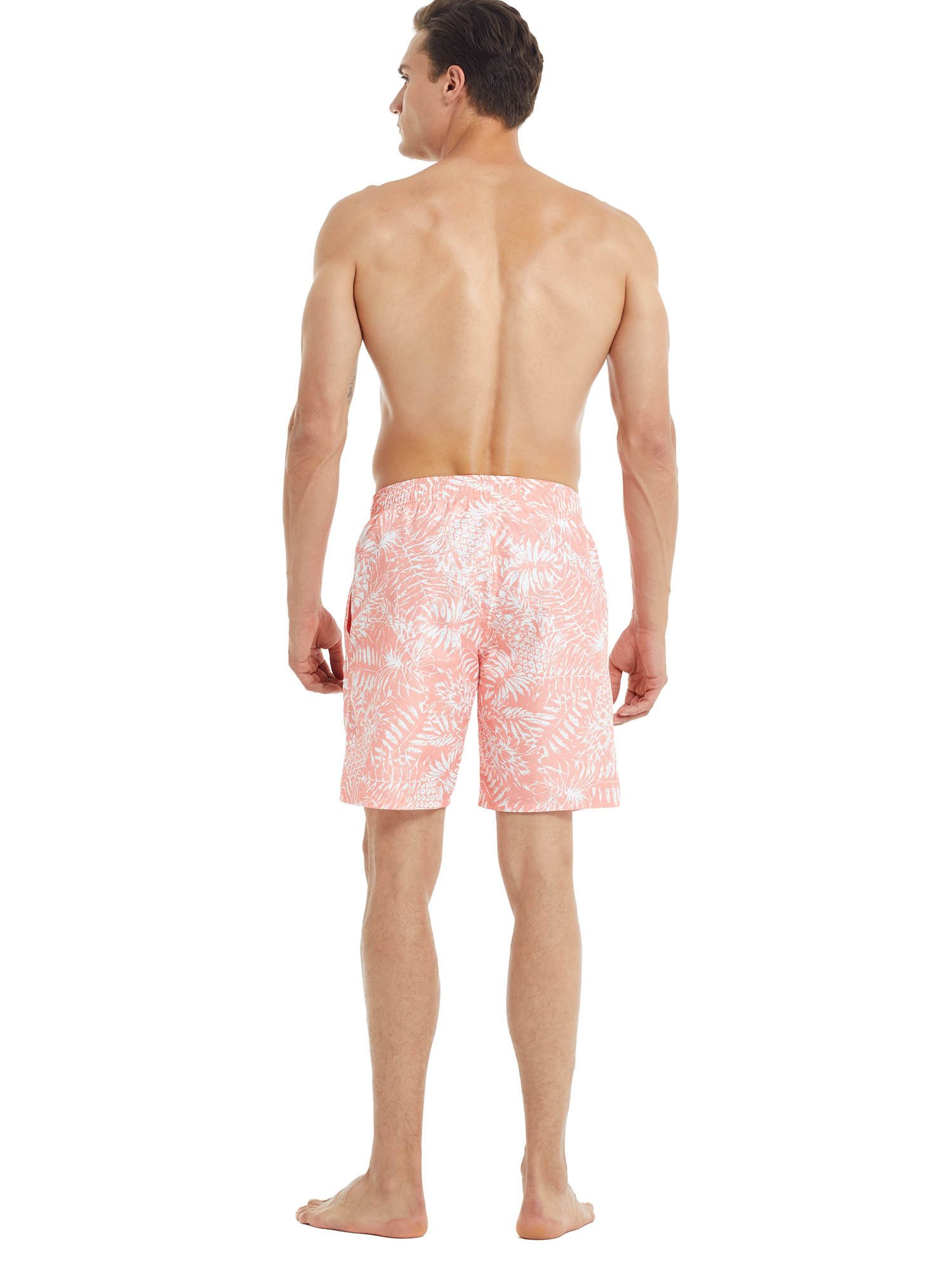 BlackSpade Badeshorts Long Print mit langem Bein locker geschnittene Schwimmhose