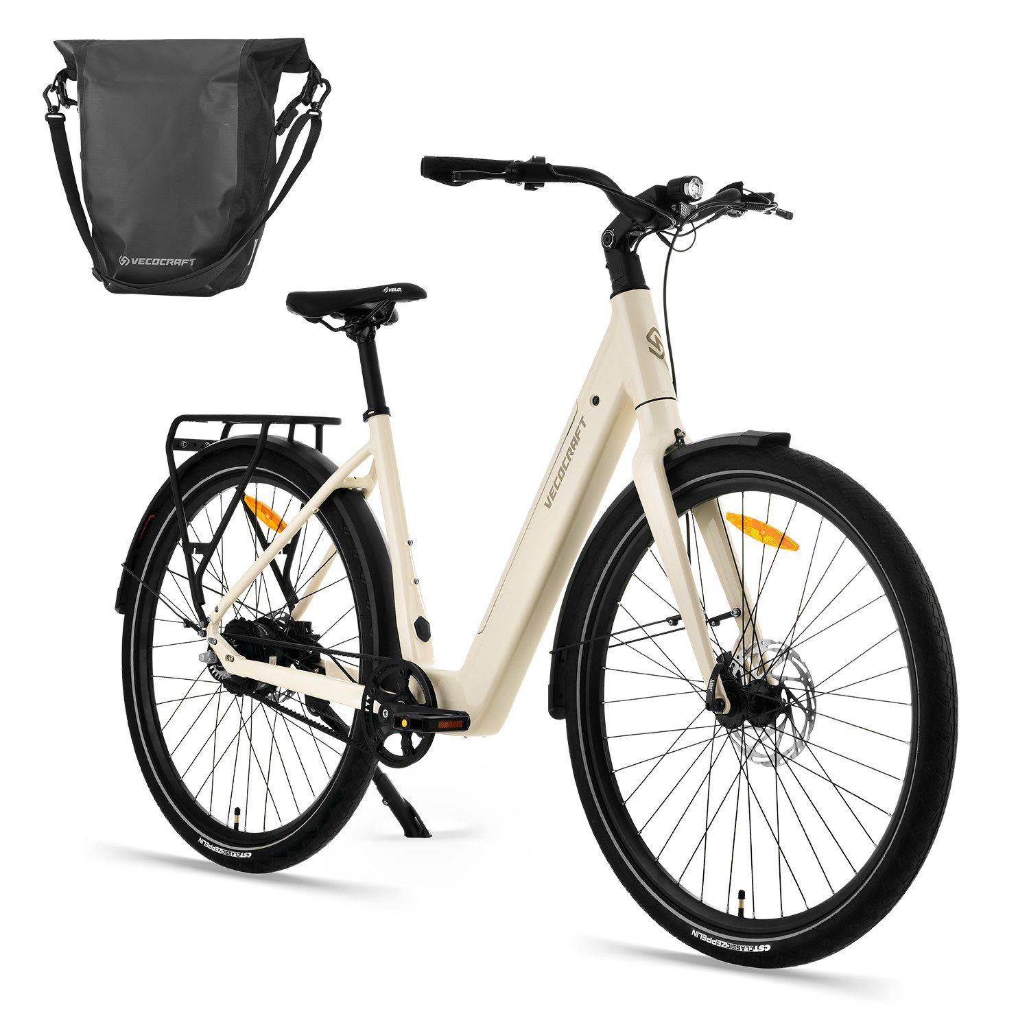 E-Bike LUNA-2.0 Elektrofahrrad Riemenantrieb Torque Sensor 100km Daul Speed