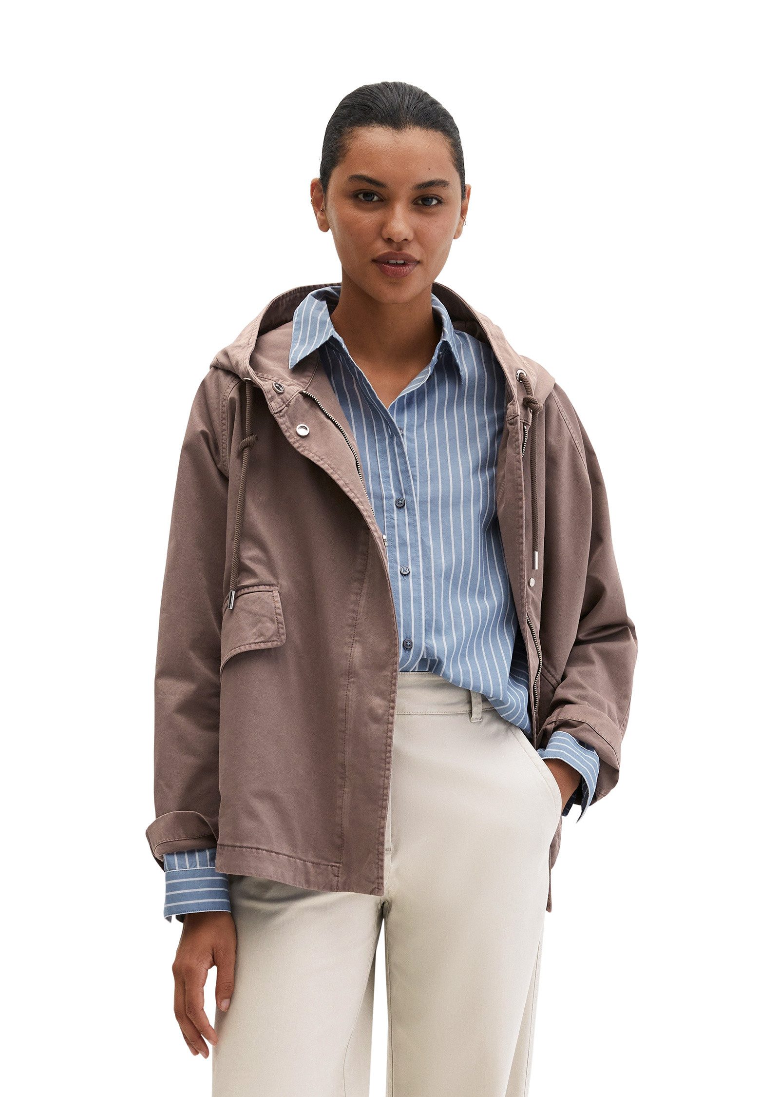 Marc O'Polo Outdoorjacke aus Organic Cotton-Twill