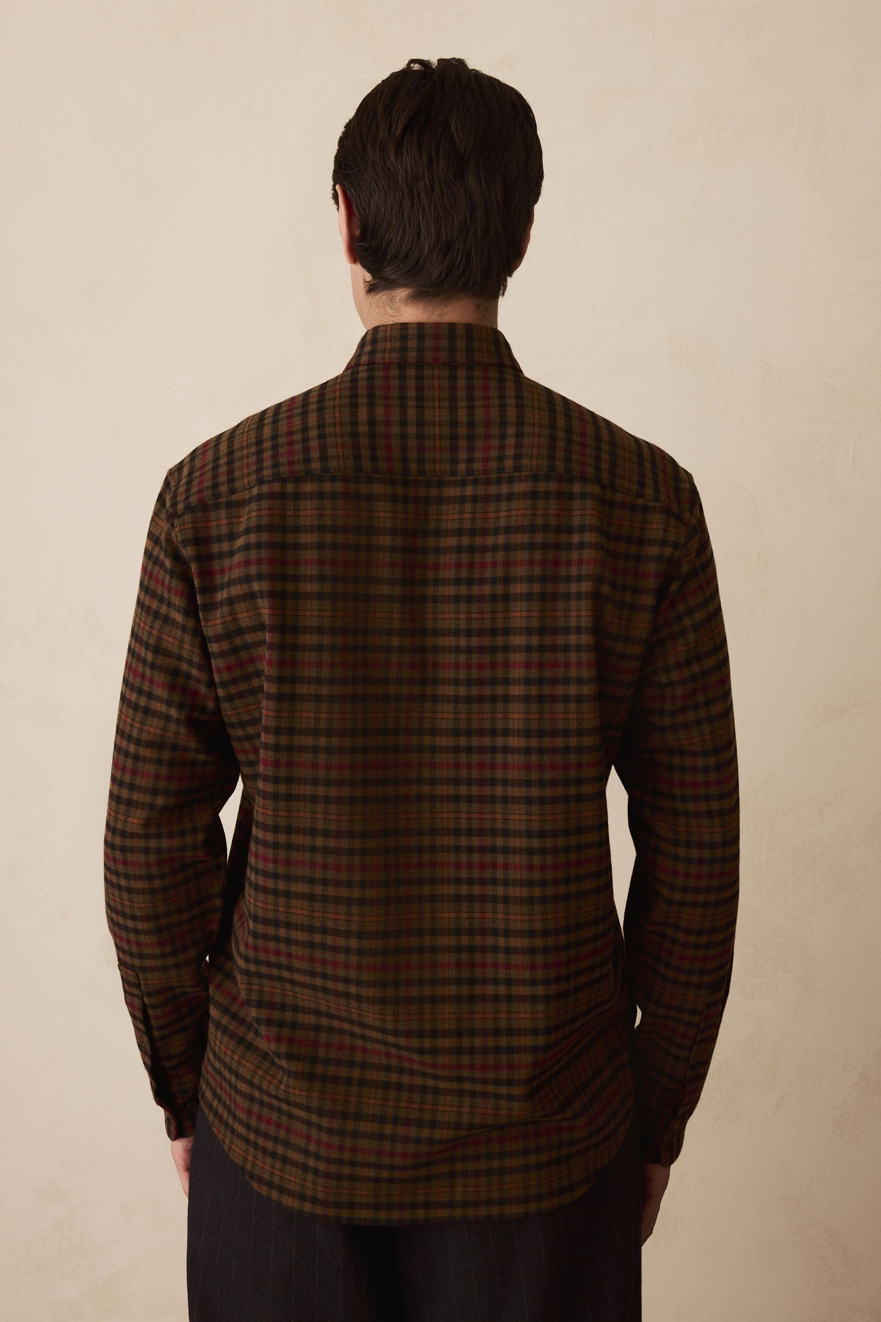 Next Langarmhemd Kariertes Hemd (1-tlg) günstig online kaufen