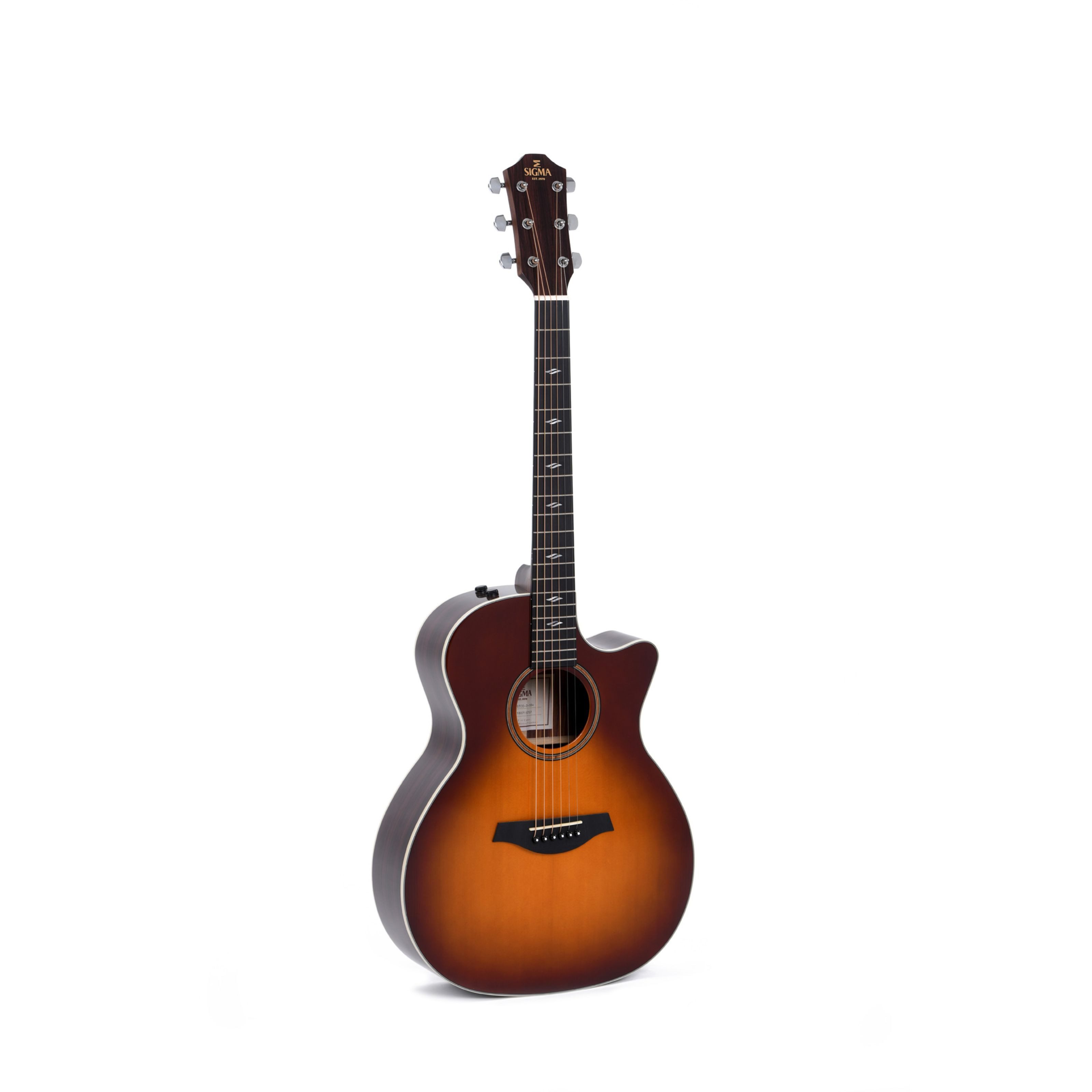 Sigma Guitars Westerngitarre, Westerngitarren, 000/OM Gitarren, GTCE-2-SB - Westerngitarre