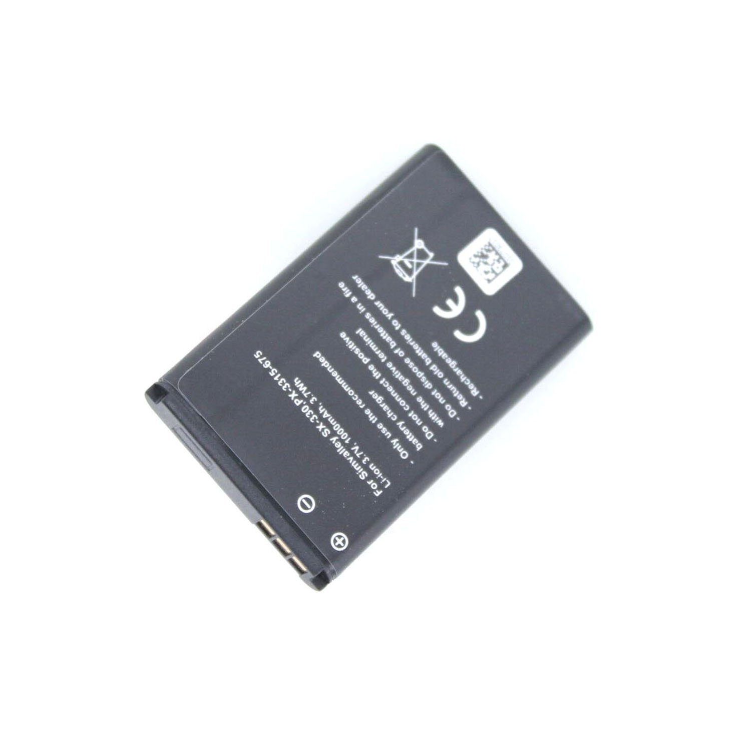 MobiloTec Akku kompatibel mit Simvalley SX330 Dual SIM Akku Akku 1000 mAh (1 St) | Akkus und PowerBanks