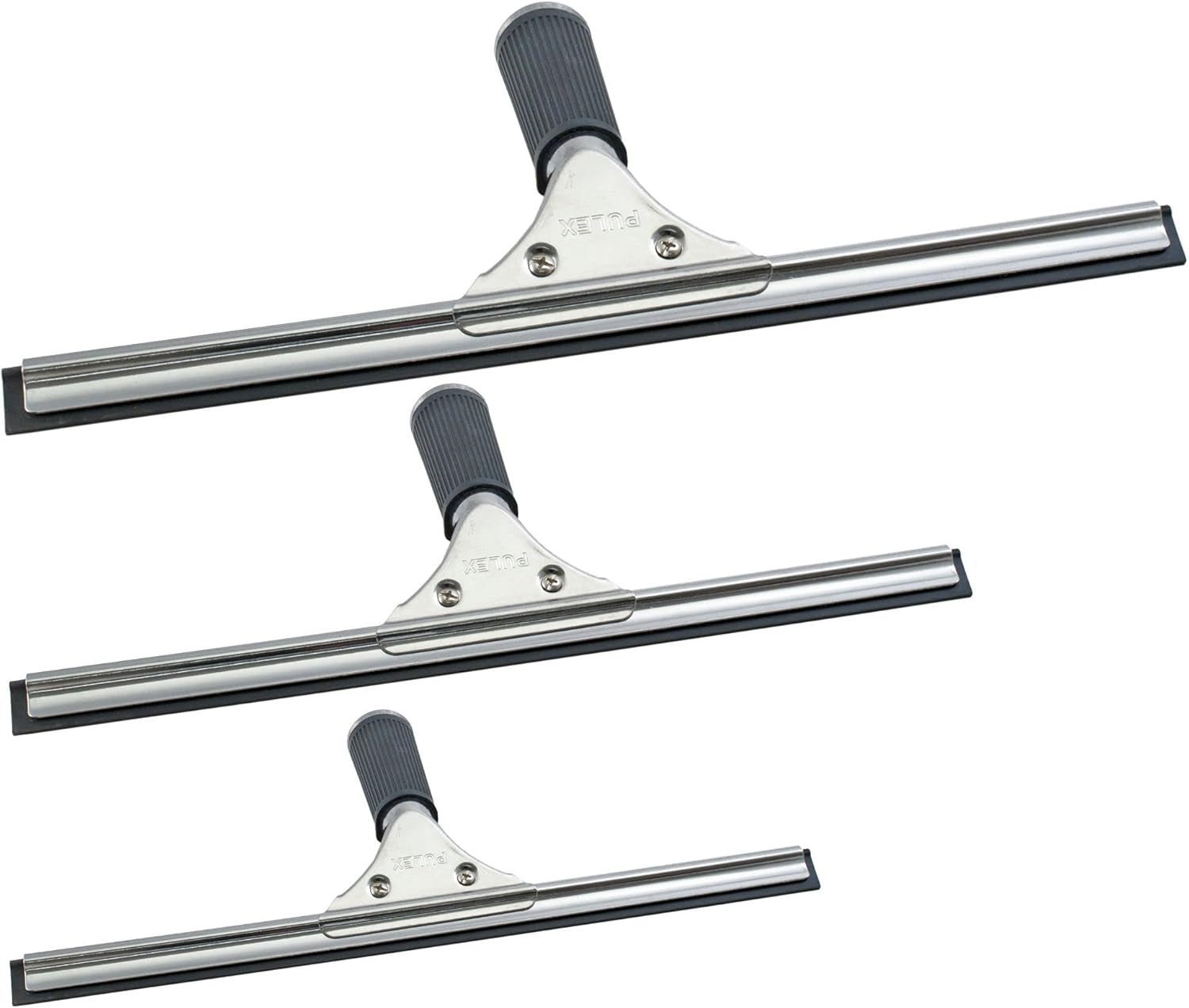 Novaliv Kehrgarnitur 20939+20940+20941-1x, (1-tlg), Novaliv Sparset Fensterabzieher Profi 25 cm + 35 cm + 45 cm Fensterrei