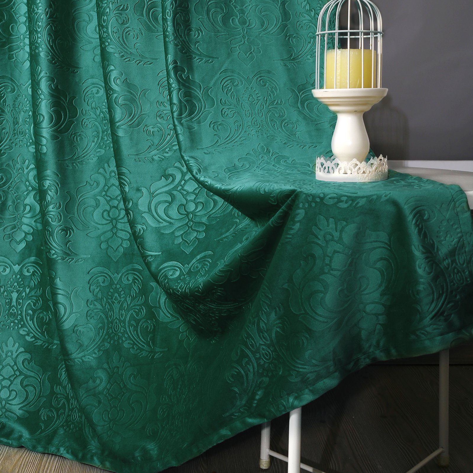 BTTO V&G Vorhang Gardinen Blickdicht Vorhang Samt Velvet Kräuselband (2 St), blickdicht, Vorhang Wohnzimmer – Bild 4 von 5