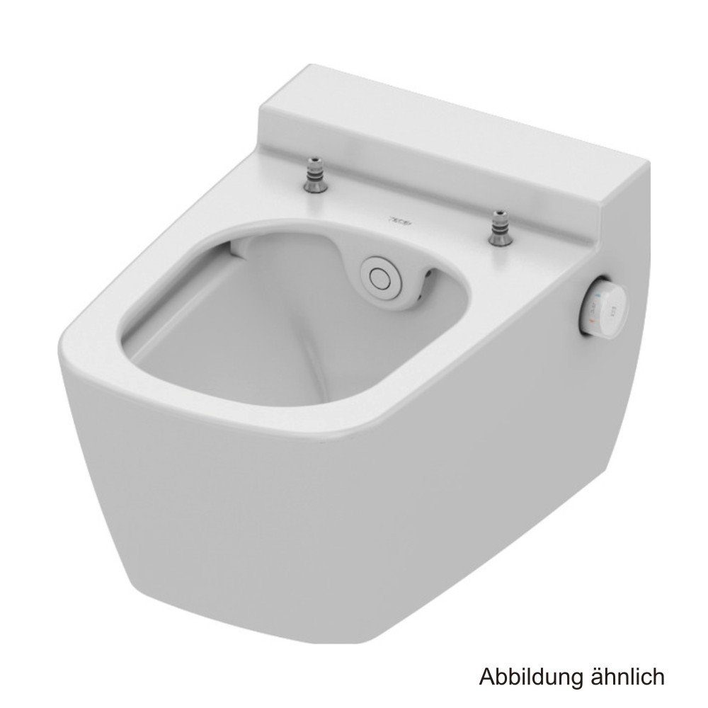 WC-Komplettset TECEone - WC-Keramik mit Duschfunktion Tiefspüler, weiß, 9700200