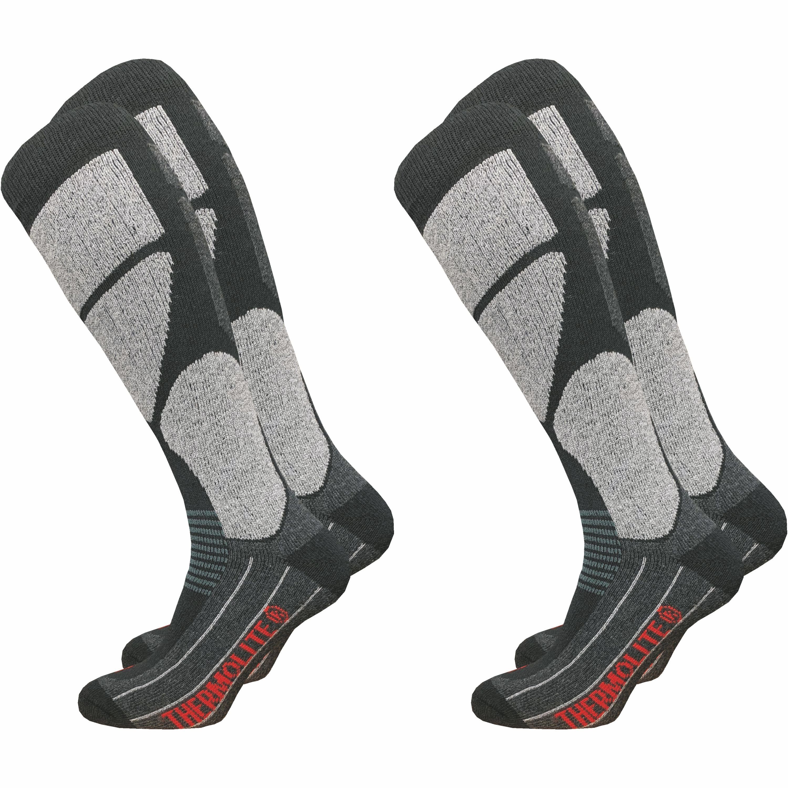 Skisocken für Herren mit Spezialpolsterung und wärmender THERMOLITE® Funktion