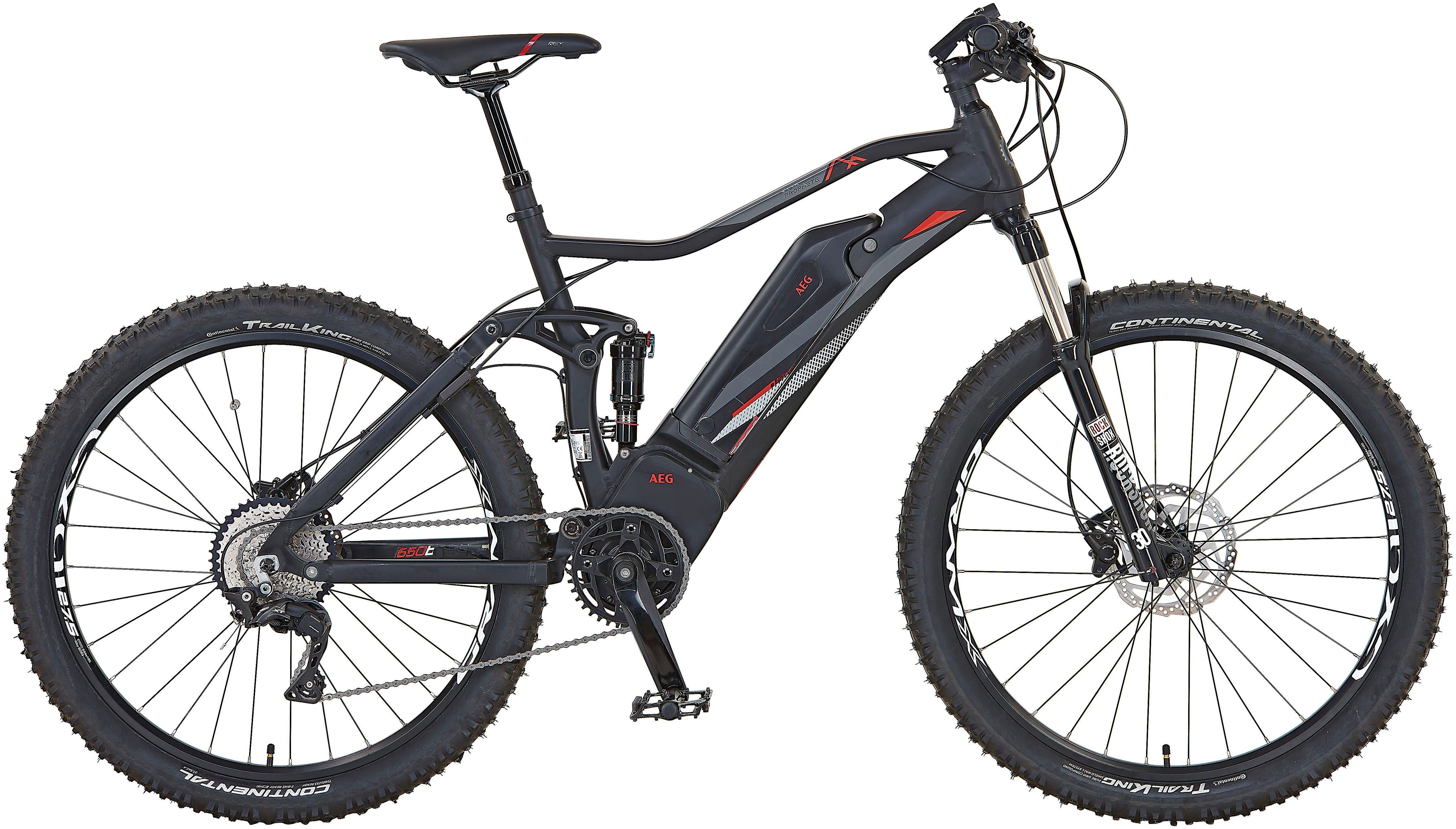 Prophete E-Bike Mountainbike Graveler e9000, 10 Gang Shimano, Kettenschaltung, Mittelmotor, 614,5 Wh, Pedelec, Elektrofahrrad für Damen u. Herren, MTB