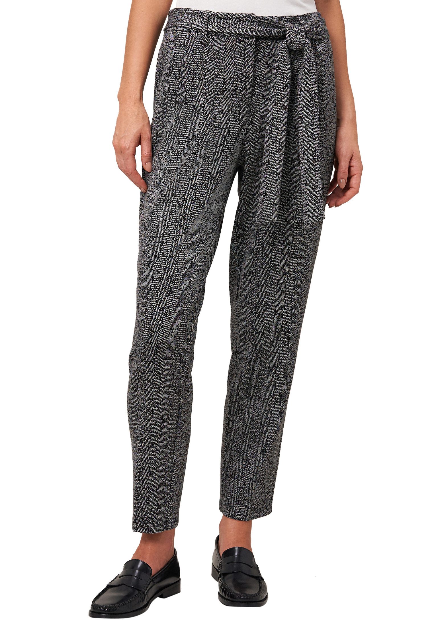 Zero Stoffhose zero Damen Stoffhose Herringbone günstig online kaufen