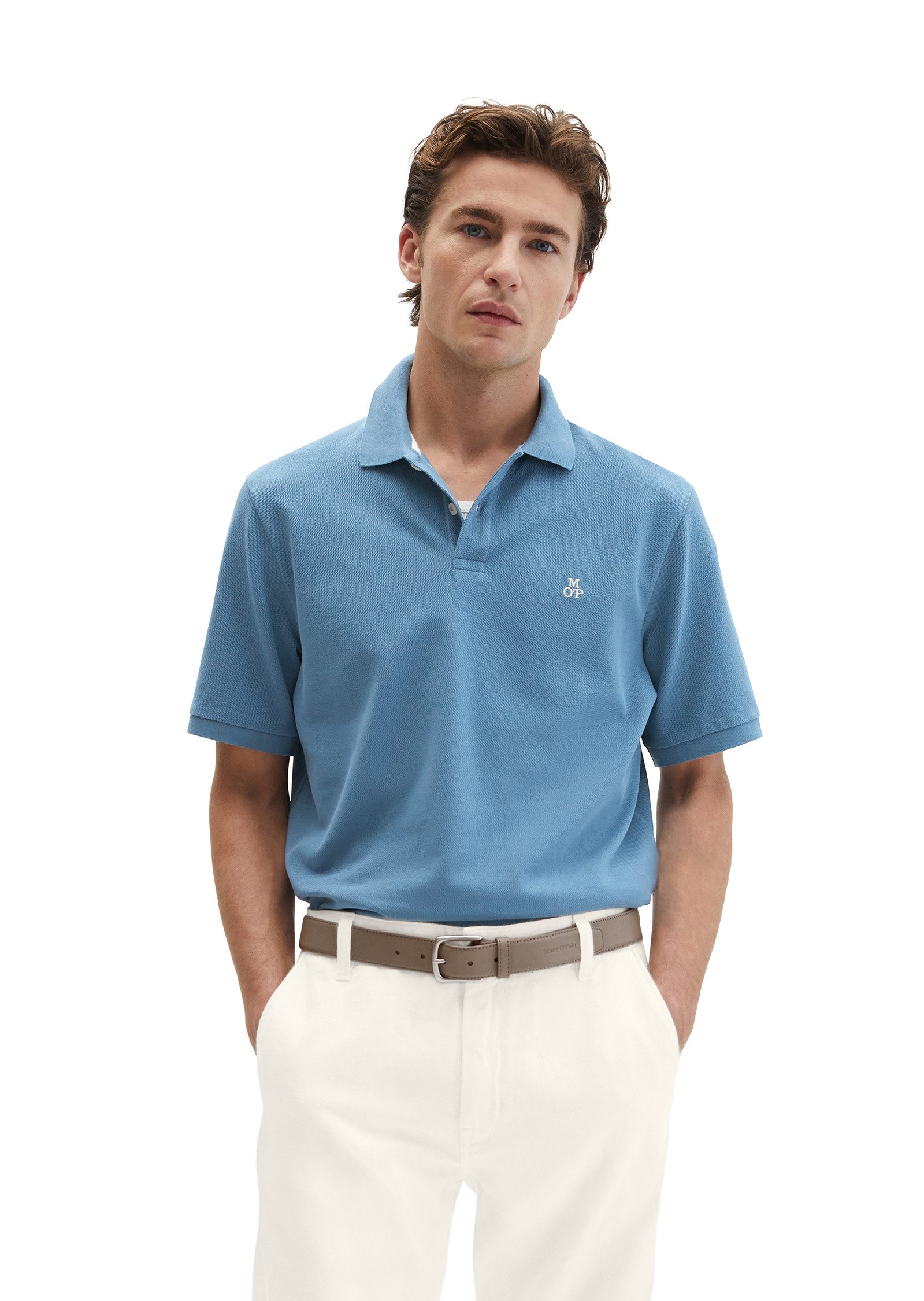 Marc O'Polo Poloshirt mit kleiner Label-Stickerei