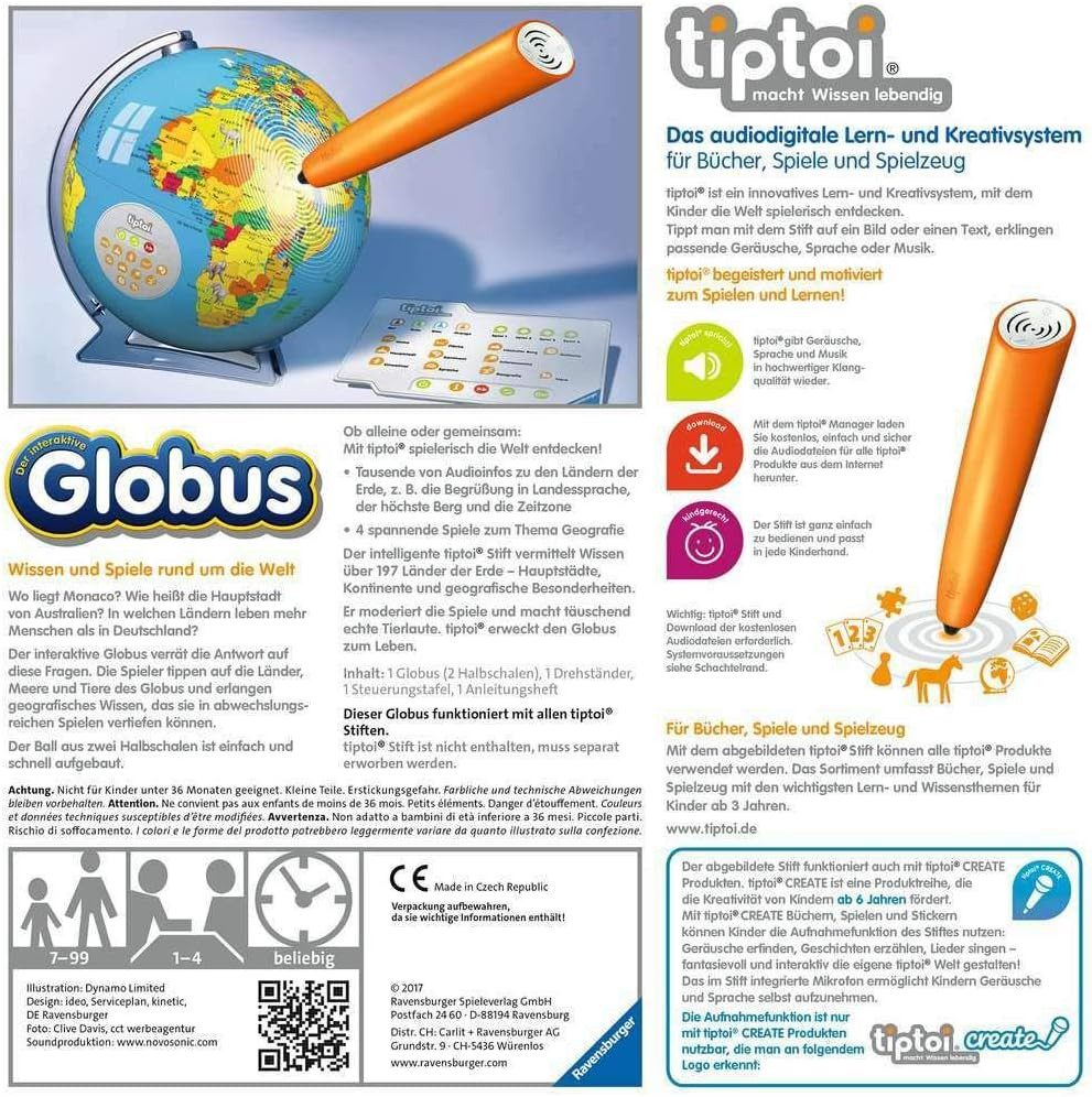 Ravensburger Globus Interaktive Globus 00787