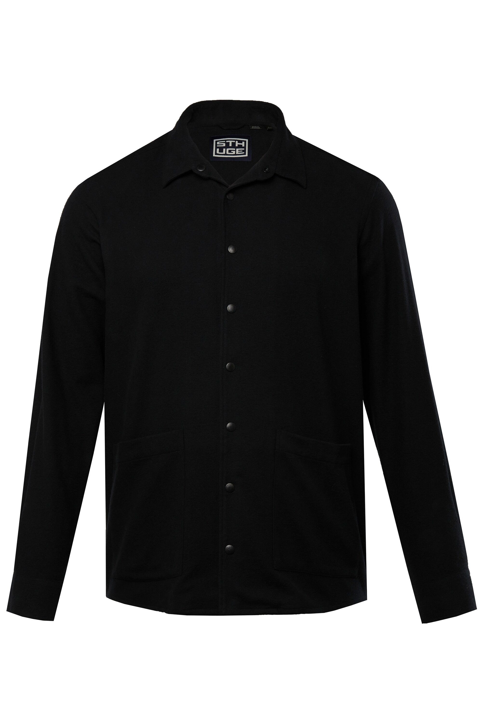 STHUGE Businesshemd Overshirt Flanell Langarm oversized