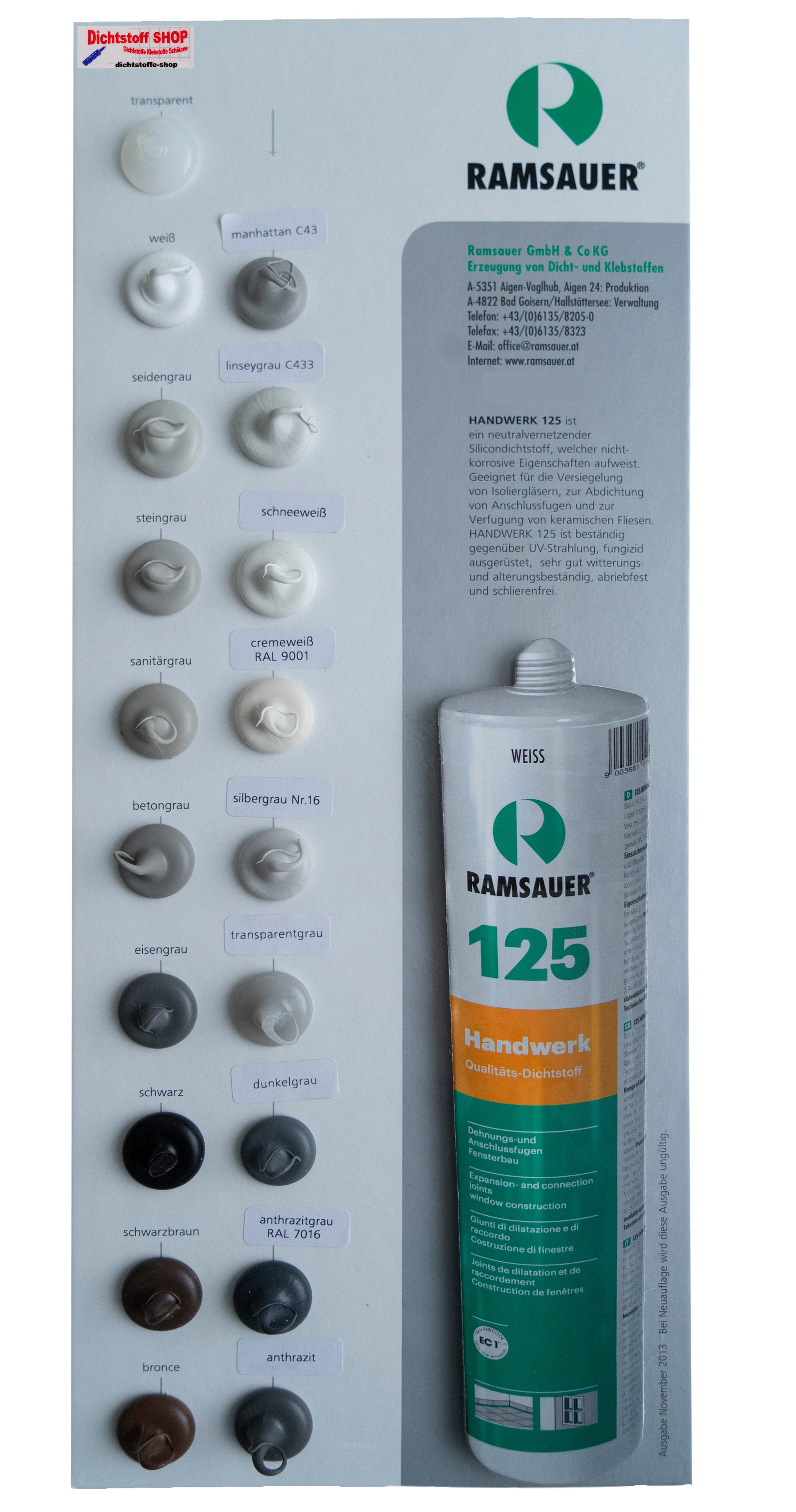 Ramsauer Dichtstoff Ramsauer 125 Handwerk 1K günstig online kaufen