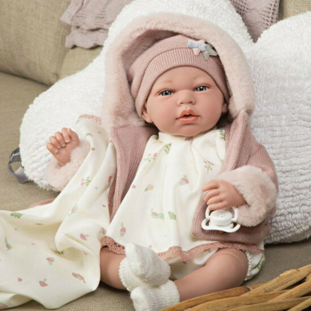 Arias Stoffpuppe Baby-Puppe (40 cm)