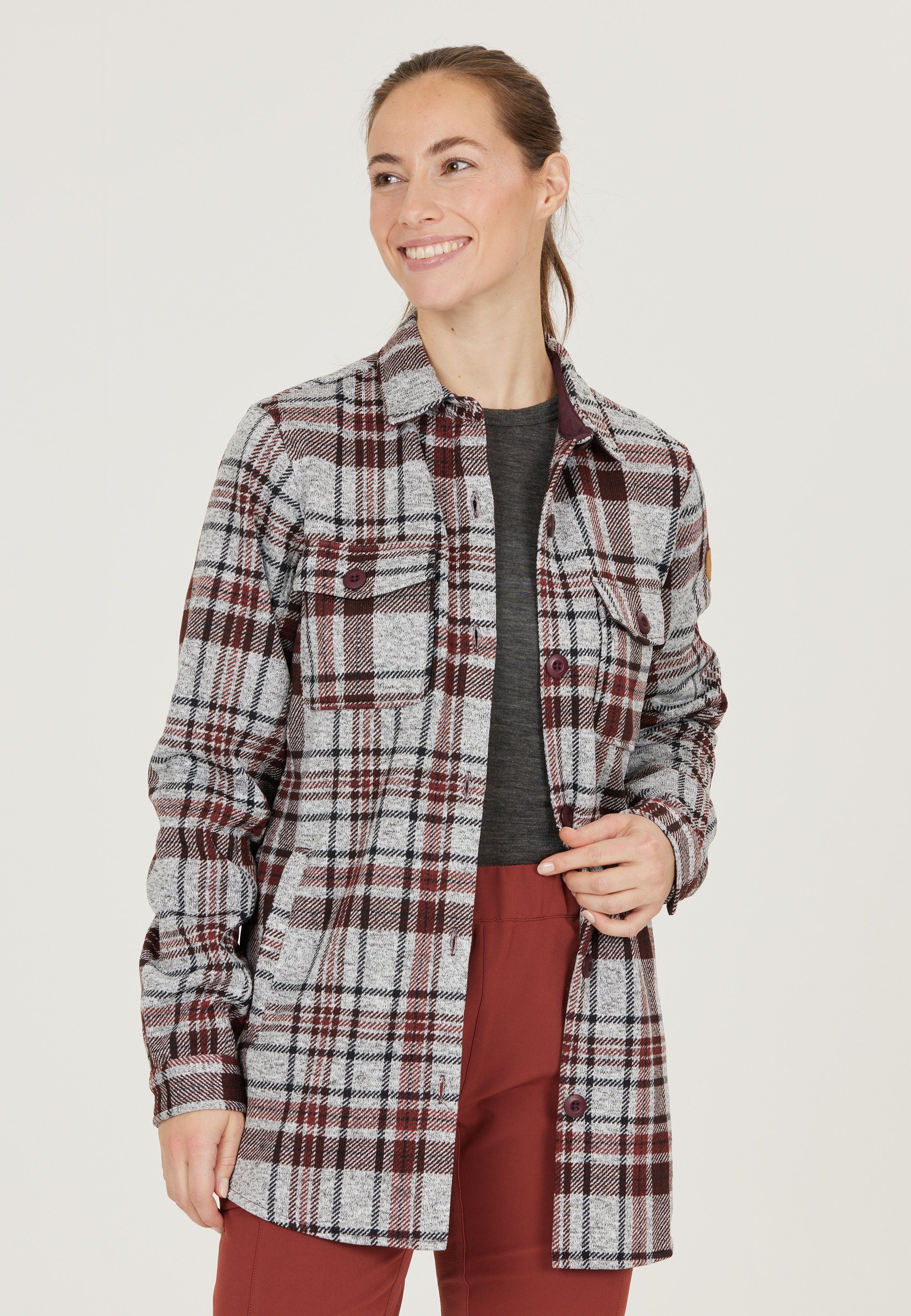 WHISTLER Fleeceshirt Milly (1-tlg) mit tollem Karo-Muster günstig online kaufen