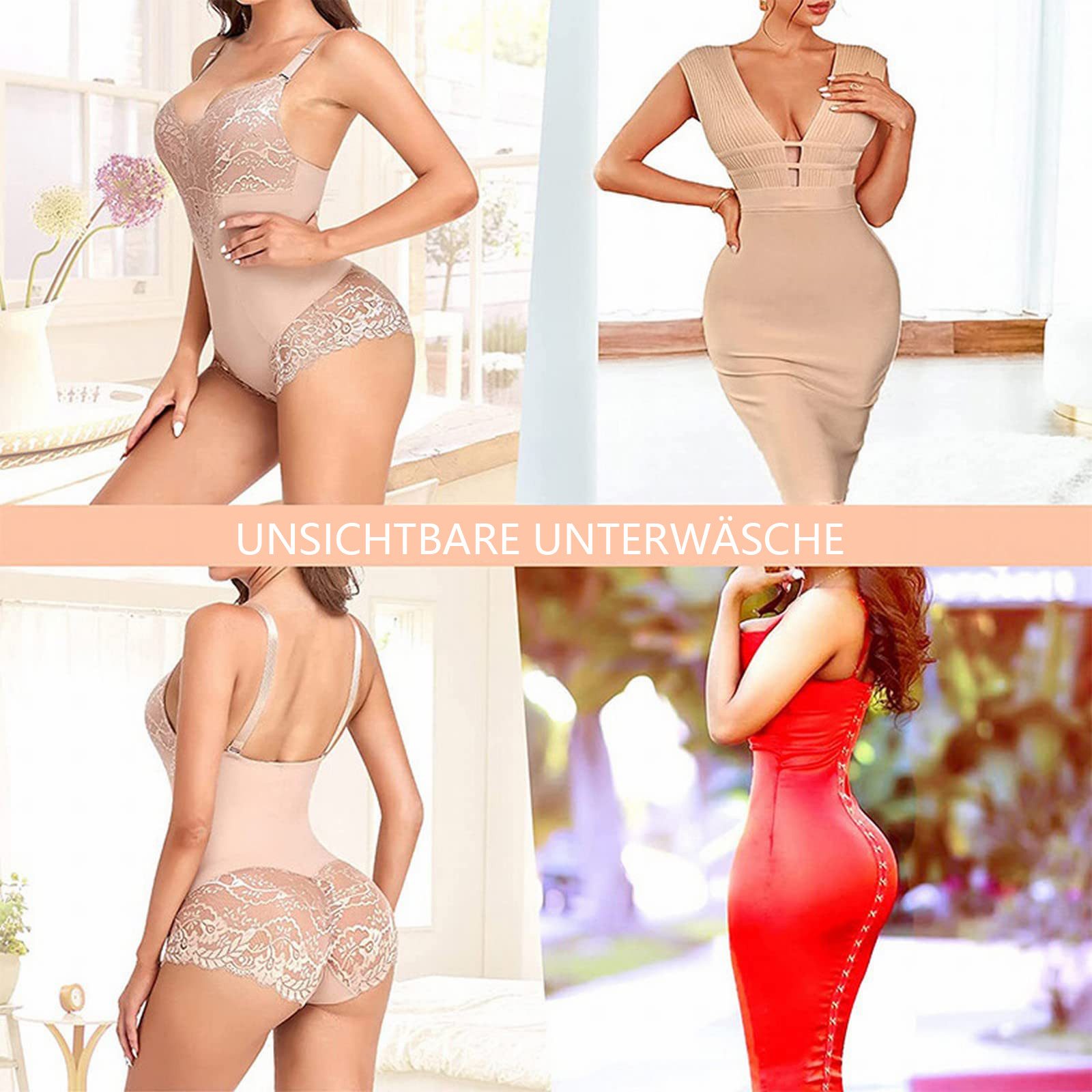 Coonoor Taillenshaper Bauchweg Unterhose Damen Hohe Taille Shapewear Bauchkontrolle Höschen Shaping Unterwäsche Leggings – Bild 4 von 5
