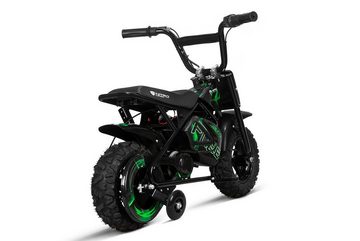 Nitro Motors Elektro-Kindermotorrad Eco Flee 300W 24V Elektrobike Dirtbike Crossbike Stützräder Elektro